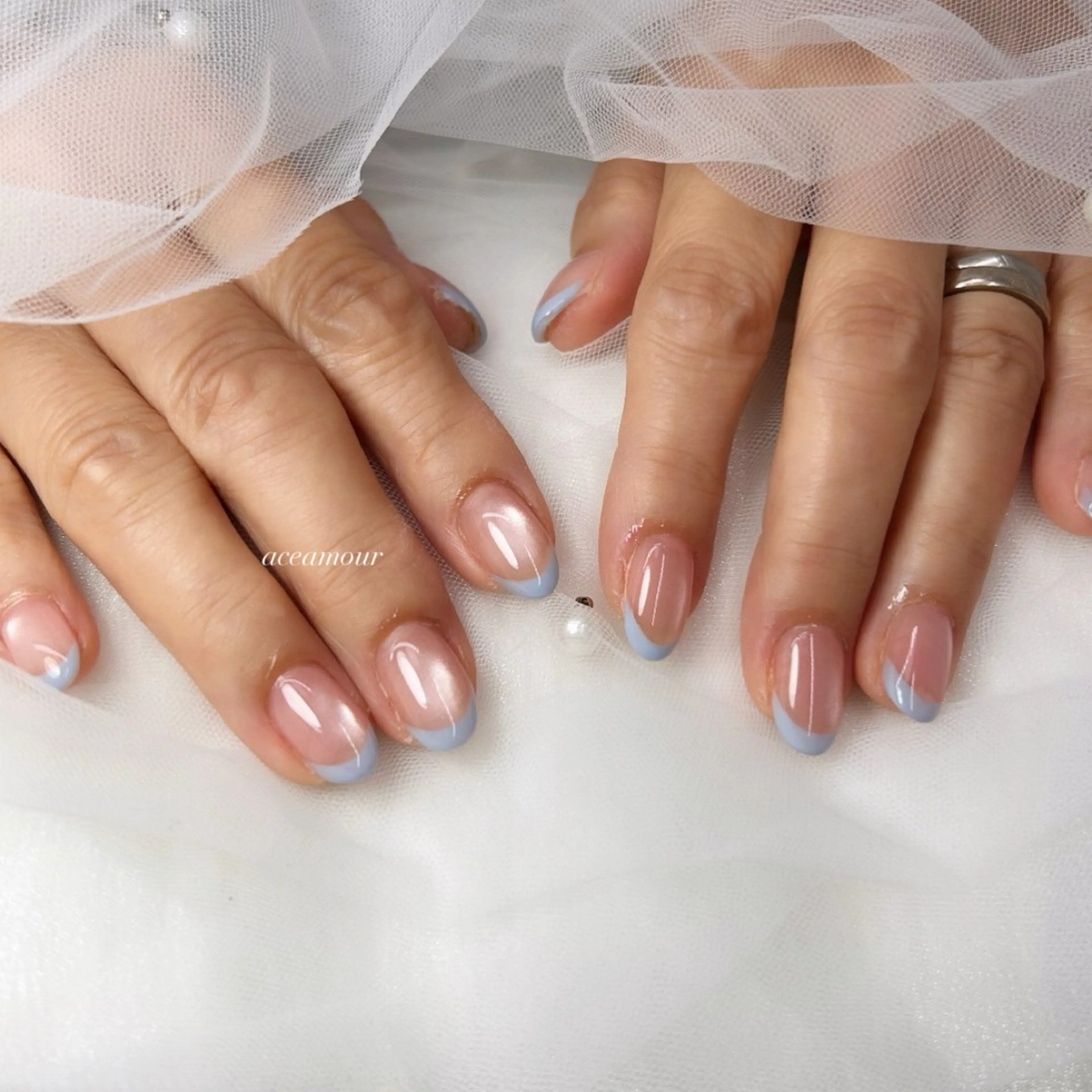 ネイル ハンドネイル ネイル/耳つぼ /新ホワイトニングのネイルデザイン