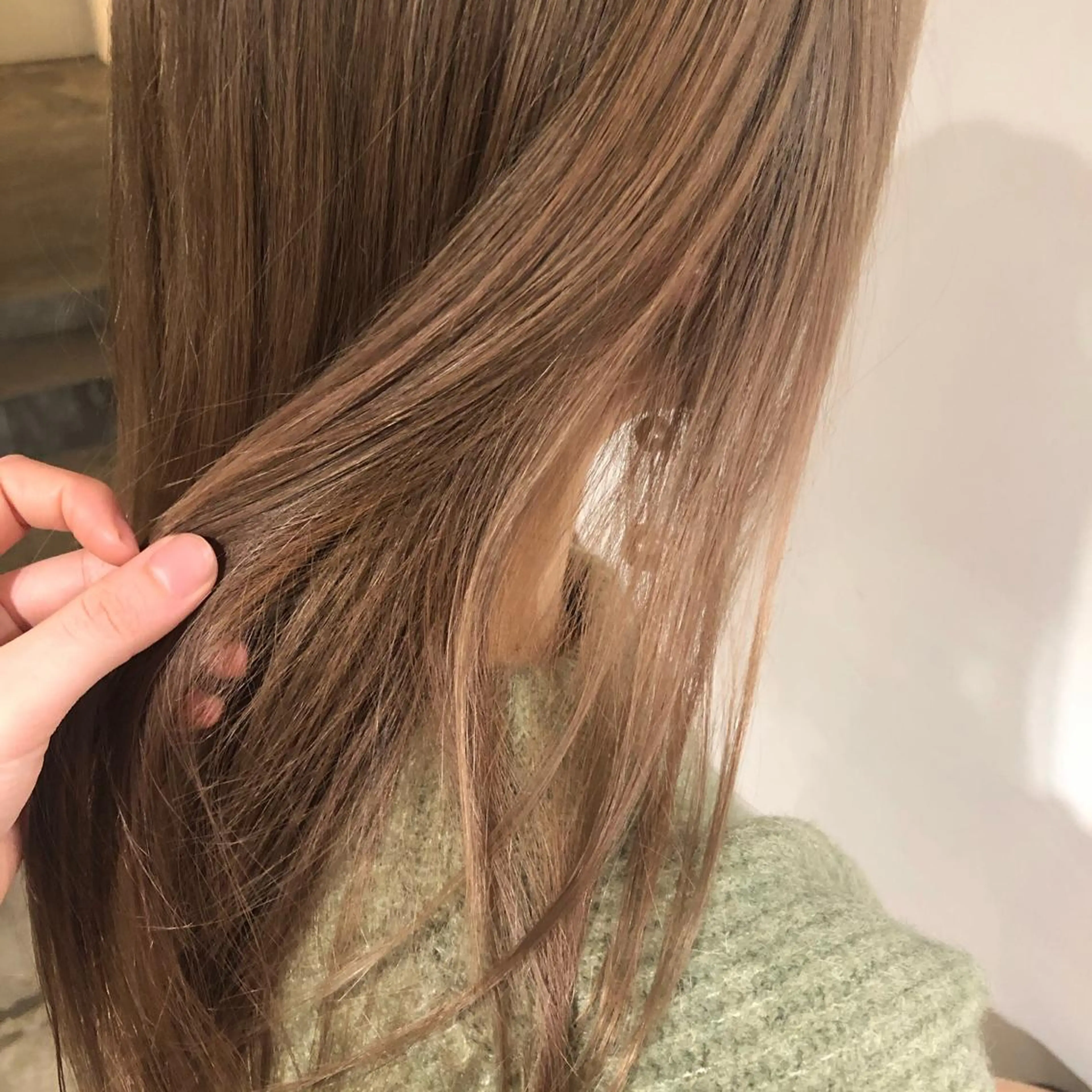 ミディアム カラー 🌼透明感艶カラー オリーブ🌼河村咲のヘアスタイル