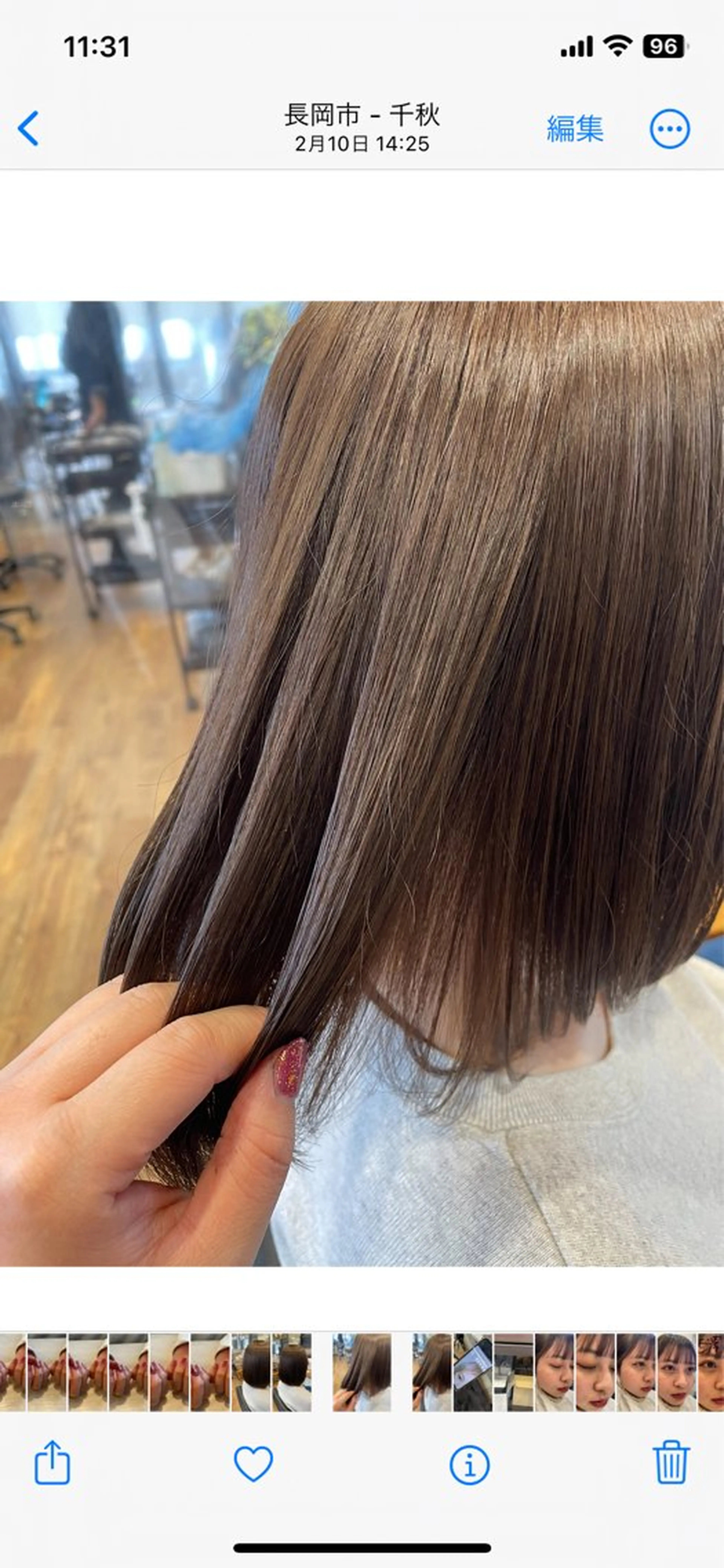 カラー ブラウンカラー 透明感カラー 成瀬 妃生路のヘアスタイル