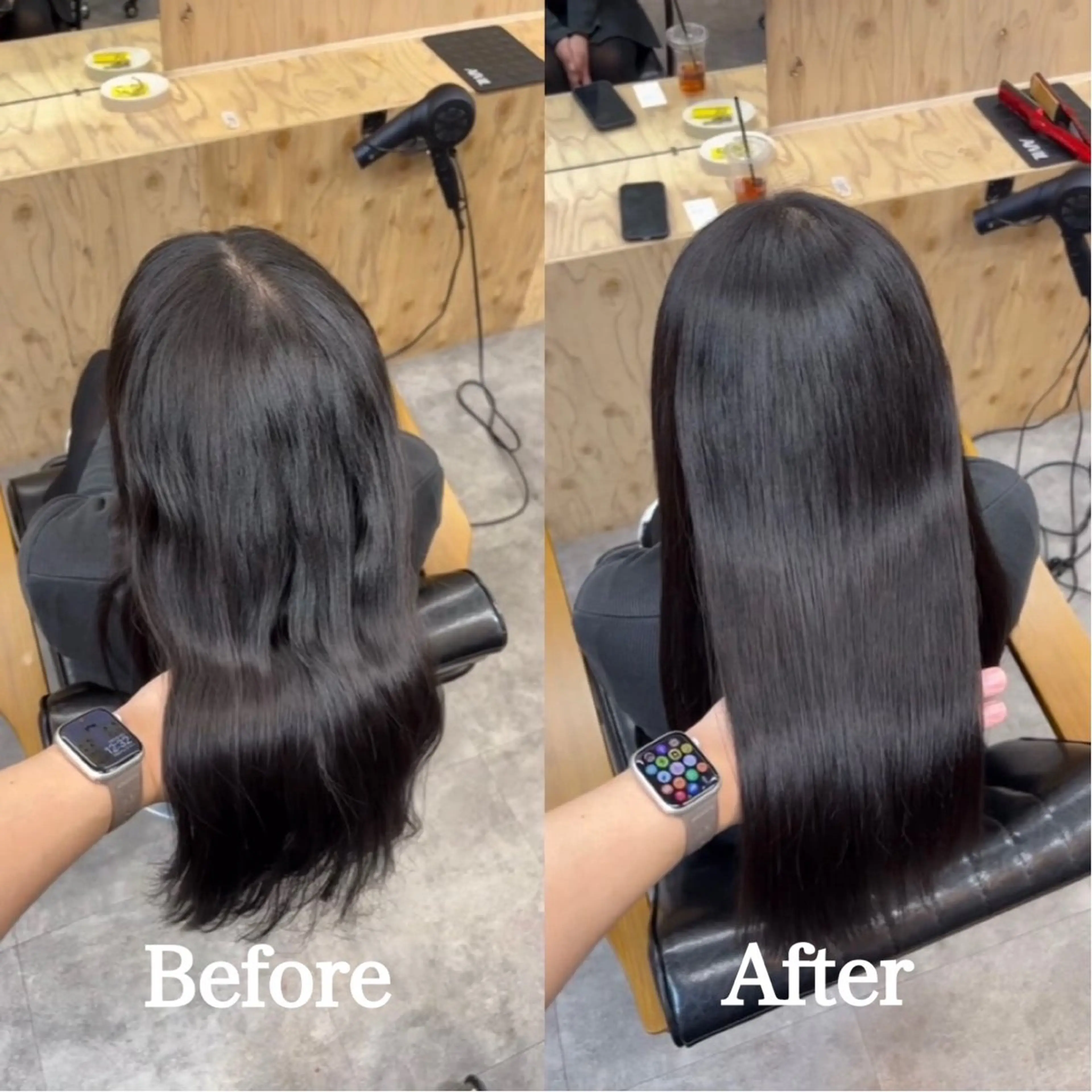 ロング 縮毛矯正 トリートメント 縮毛矯正/髪質改善 /nuup岩田のヘアスタイル