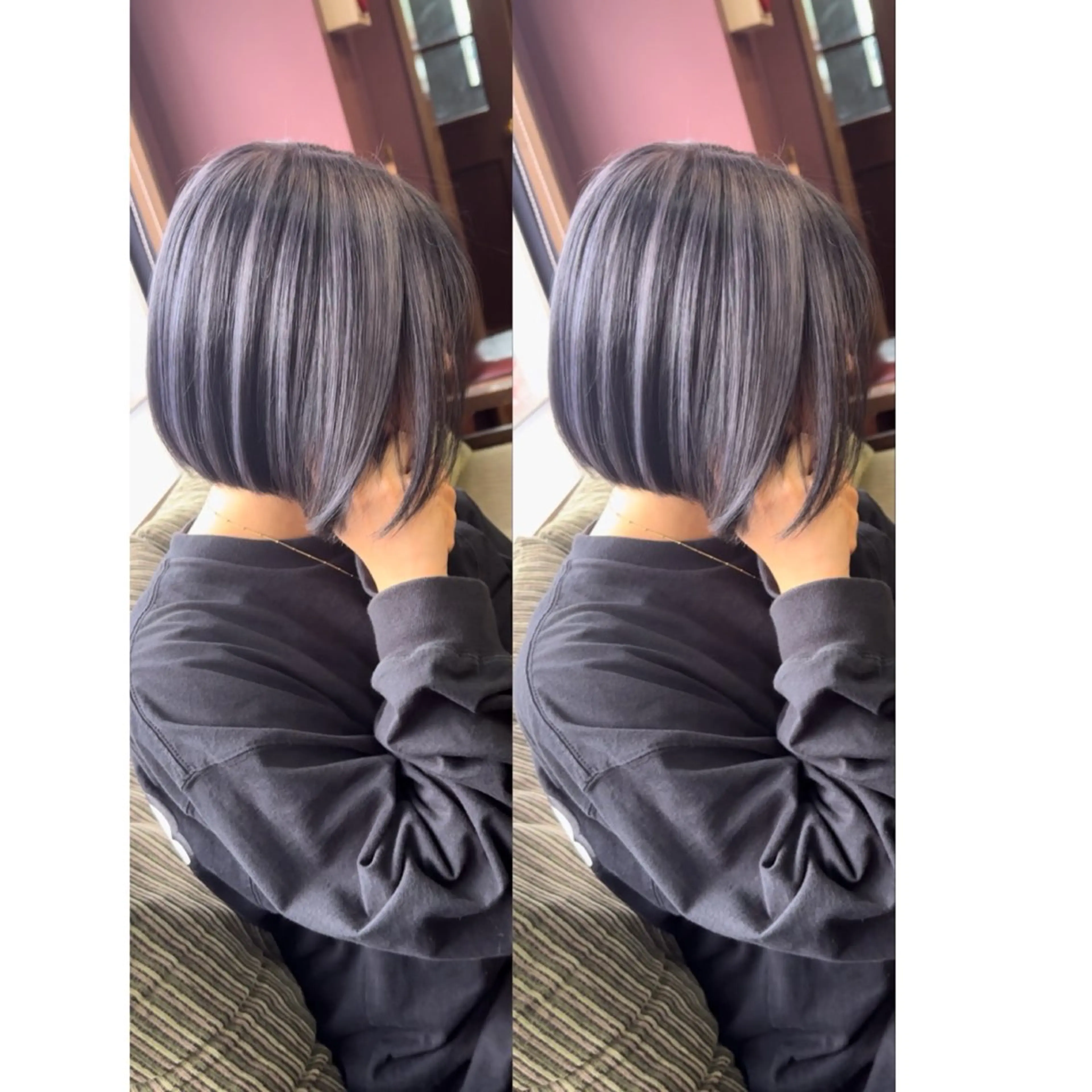 ショート カラー バレイヤージュ レイヤーカット Beyond（kitaro）所属・石井辰功也 フリーランス美容師のヘアスタイル