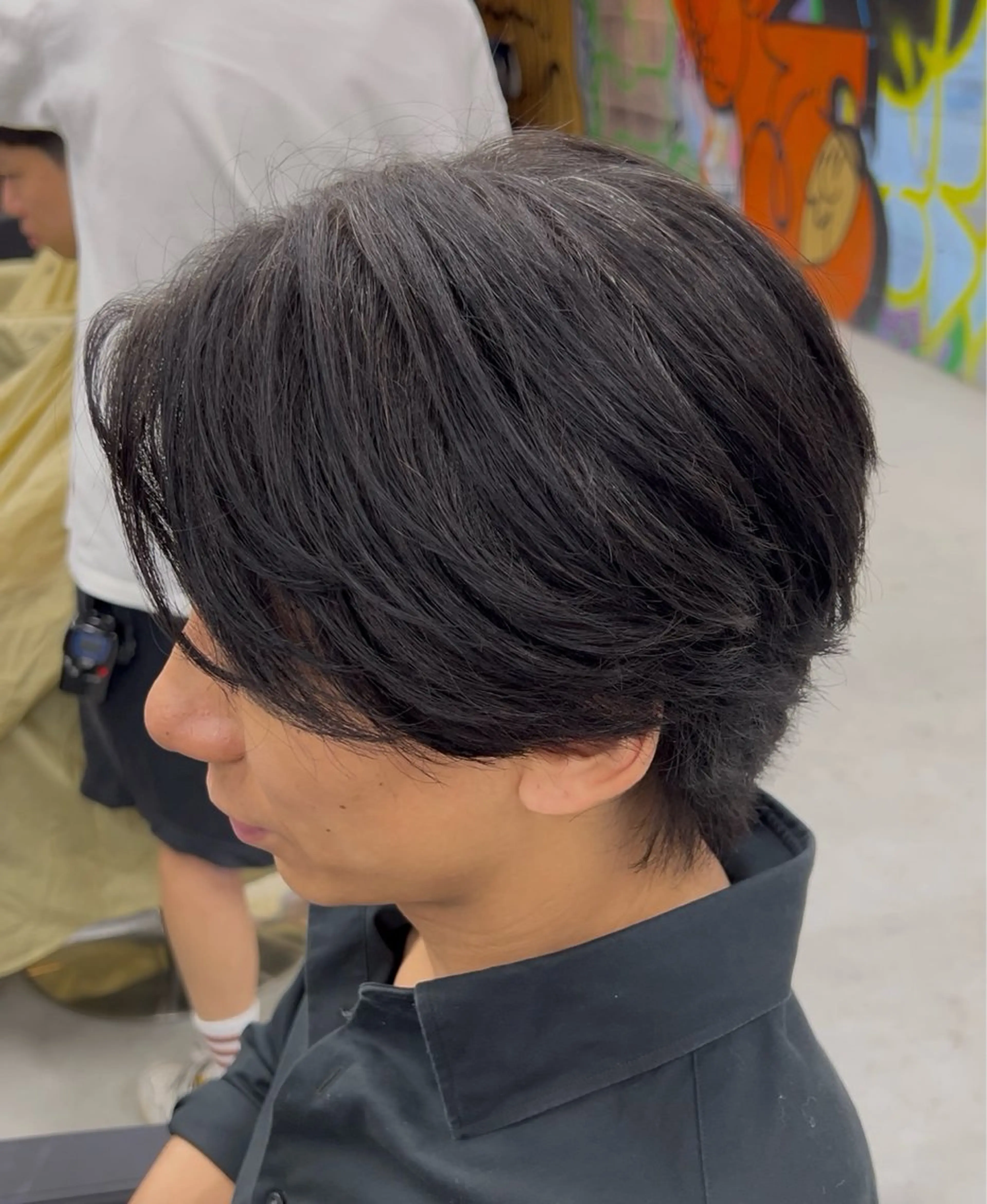 ミディアム パーマ メンズ 錦糸町/Men's cutパーマ石川史弥のヘアスタイル