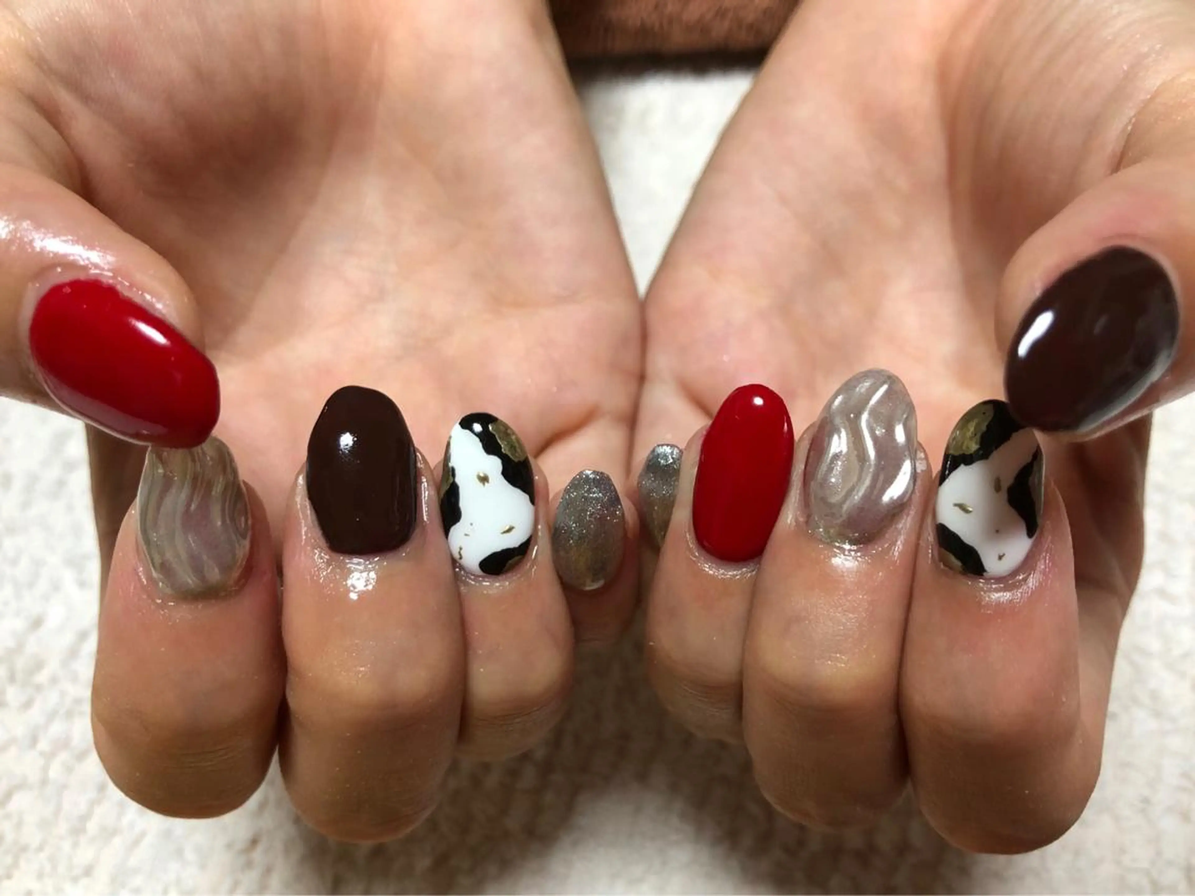 ネイル ハンドネイル private_ salon.Leaのネイルデザイン