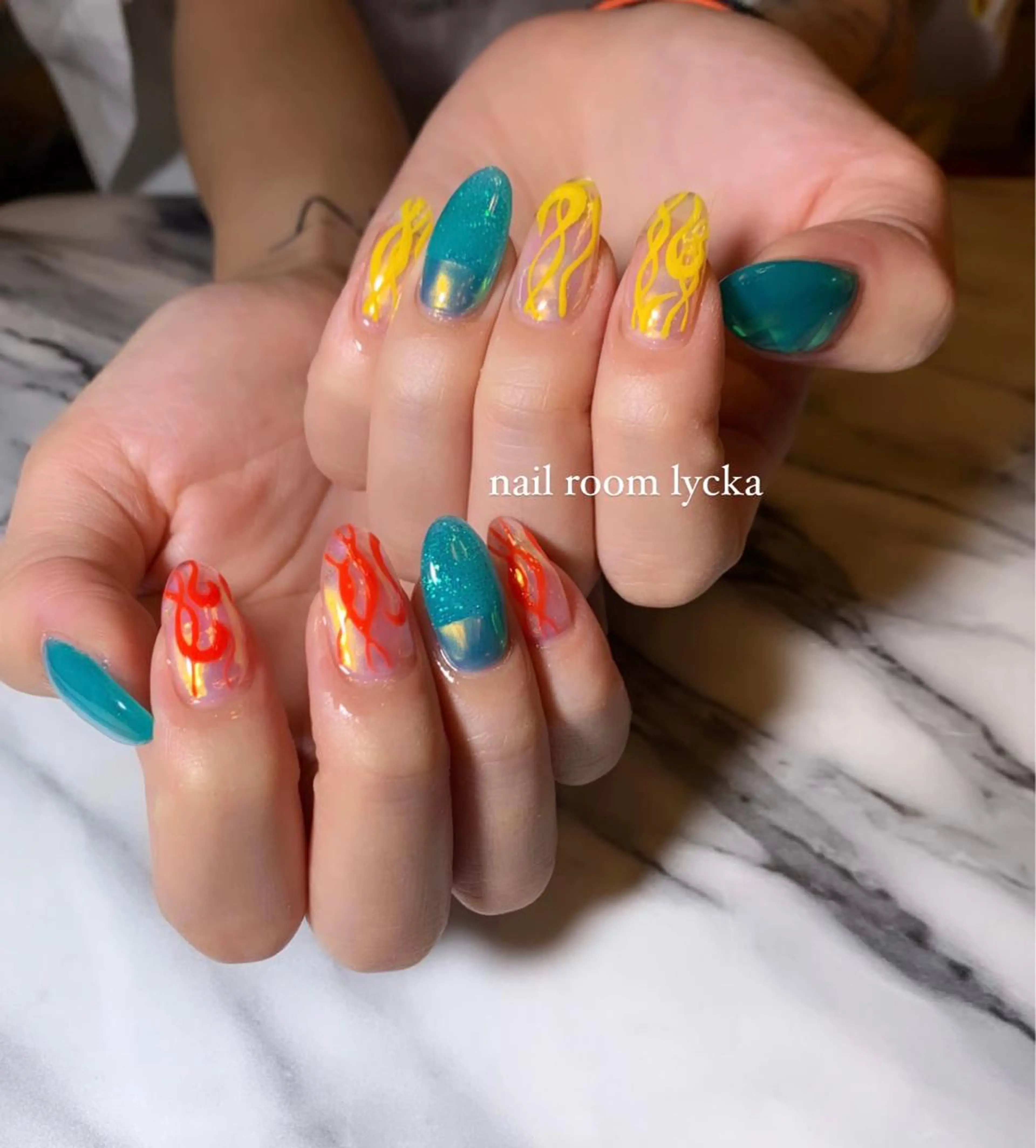 ネイル ﾈｲﾙﾙｰﾑﾘｯｶ 𝐦𝐚𝐲𝐮のネイルデザイン