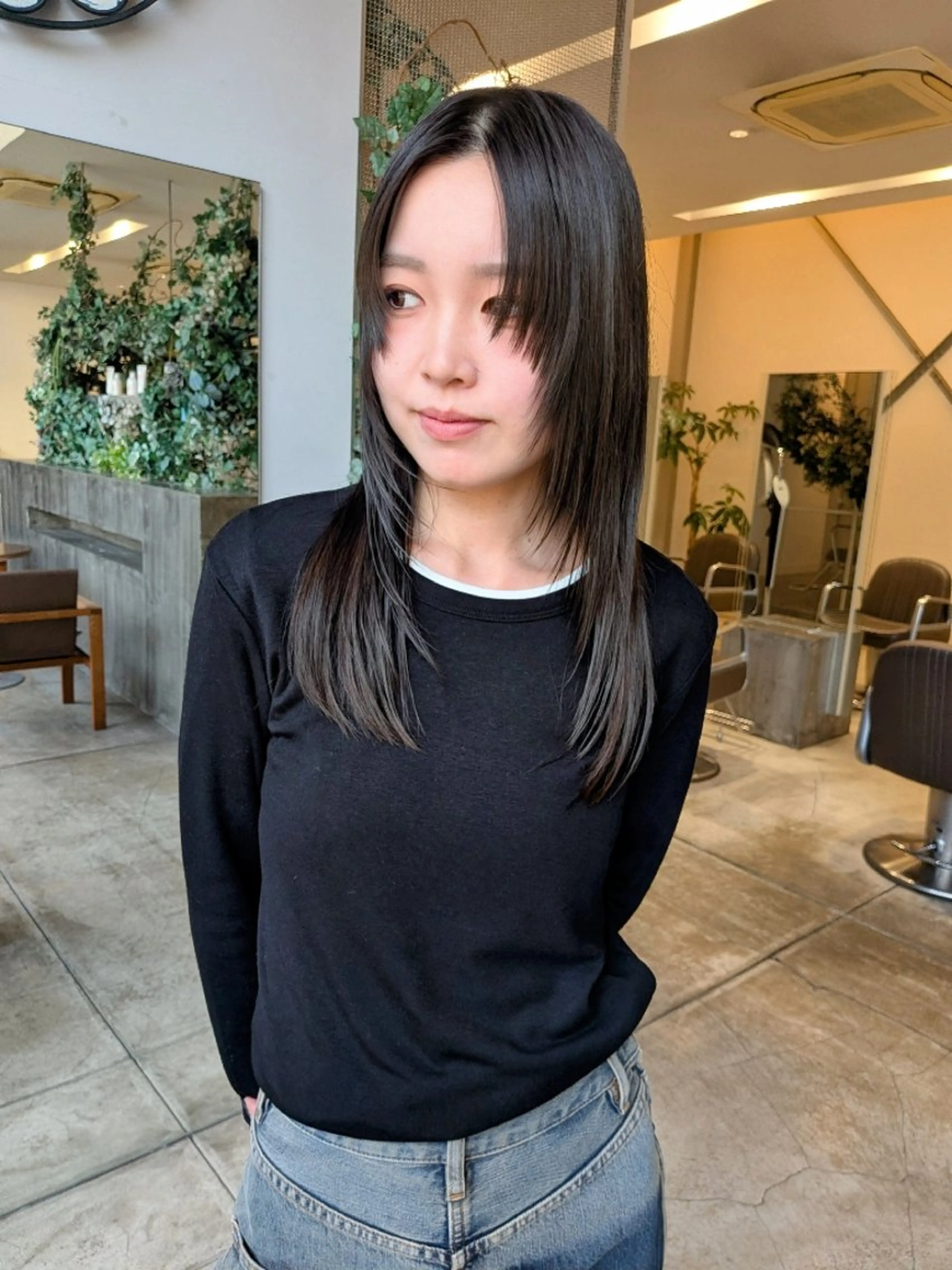 ロング 田中 亜沙美のヘアスタイル