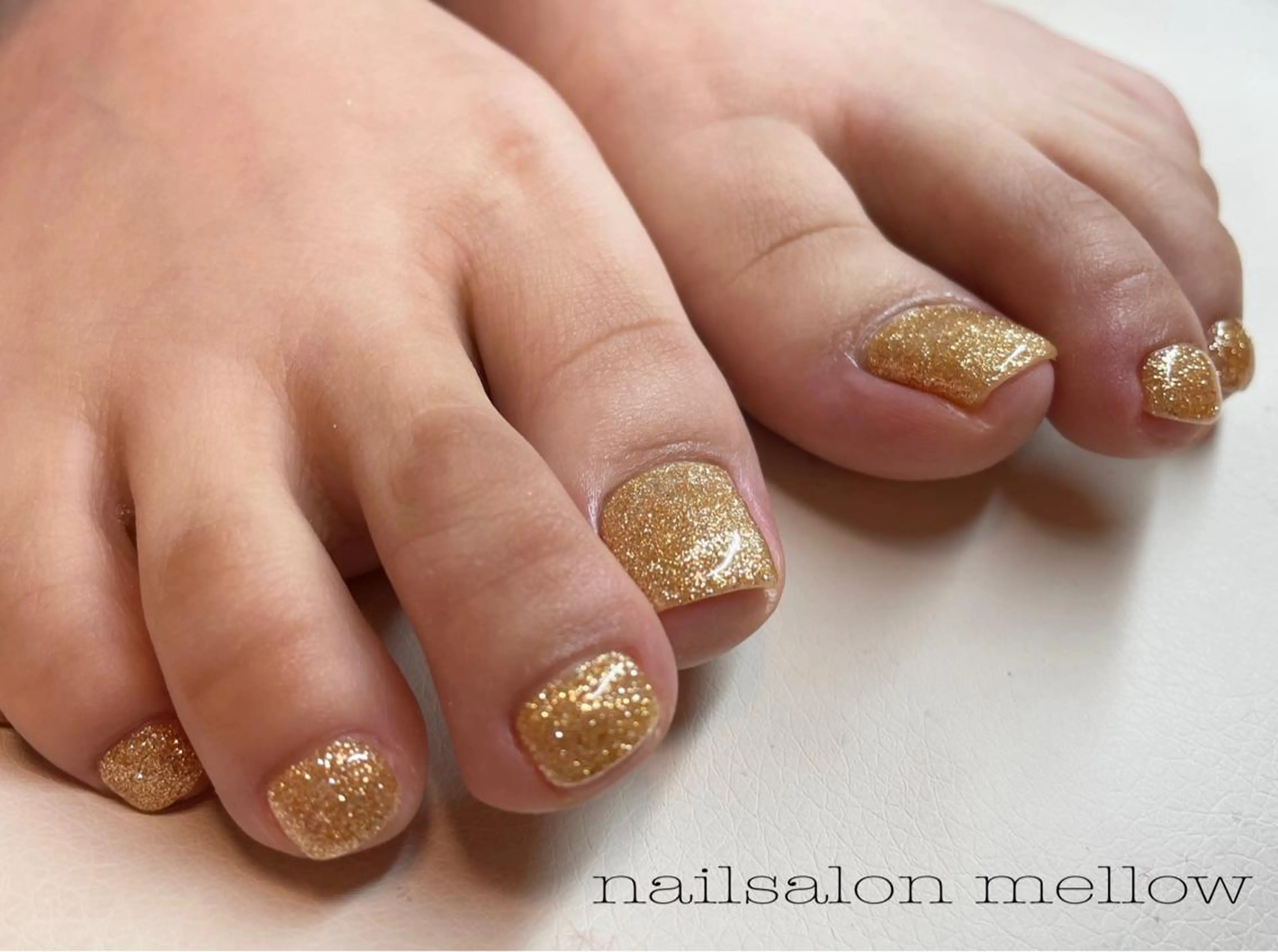 ネイル ゴールド ワンカラーネイル 大山 浩美のネイルデザイン