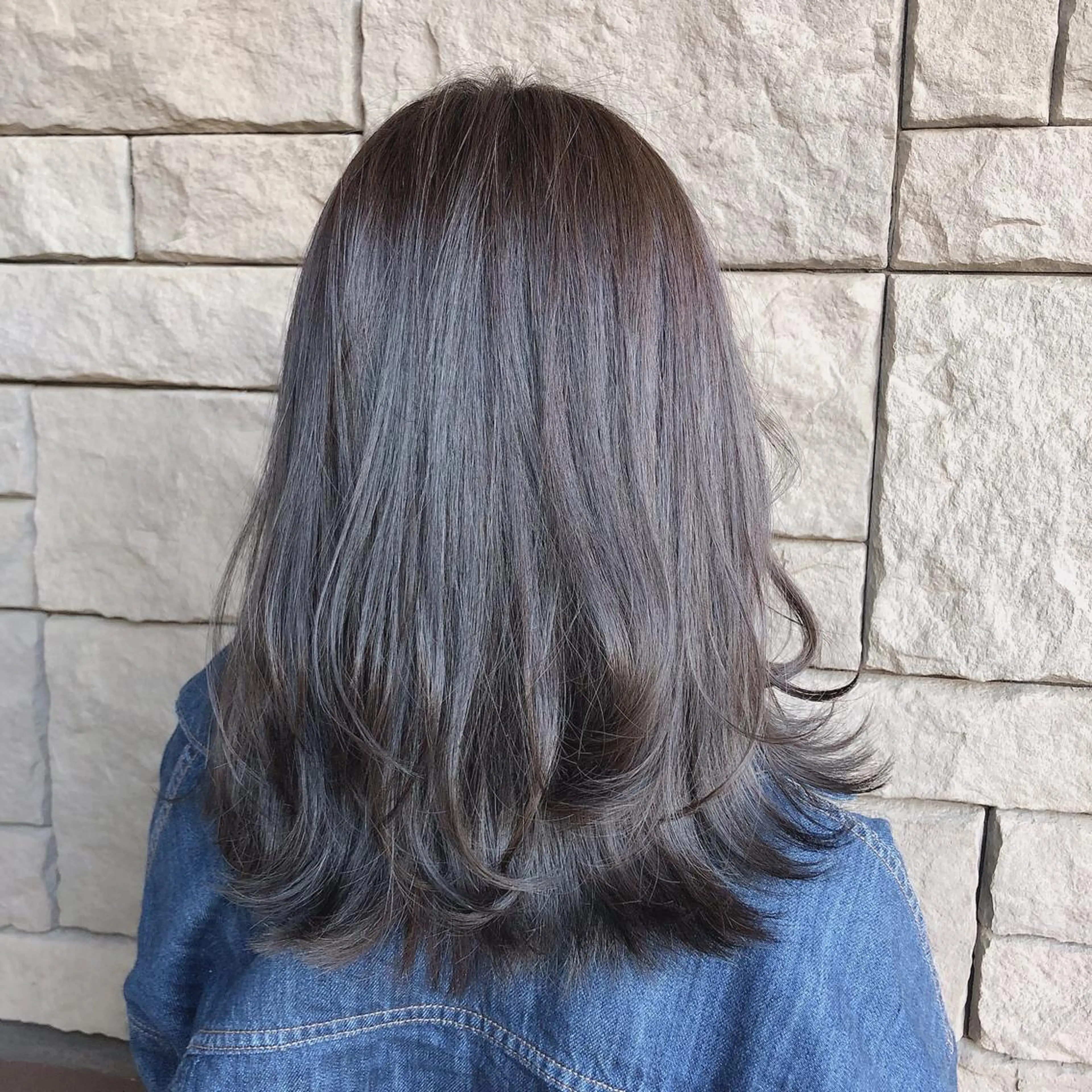 セミロング カラー 店長/mao/ 前髪/顔周りカットのヘアスタイル