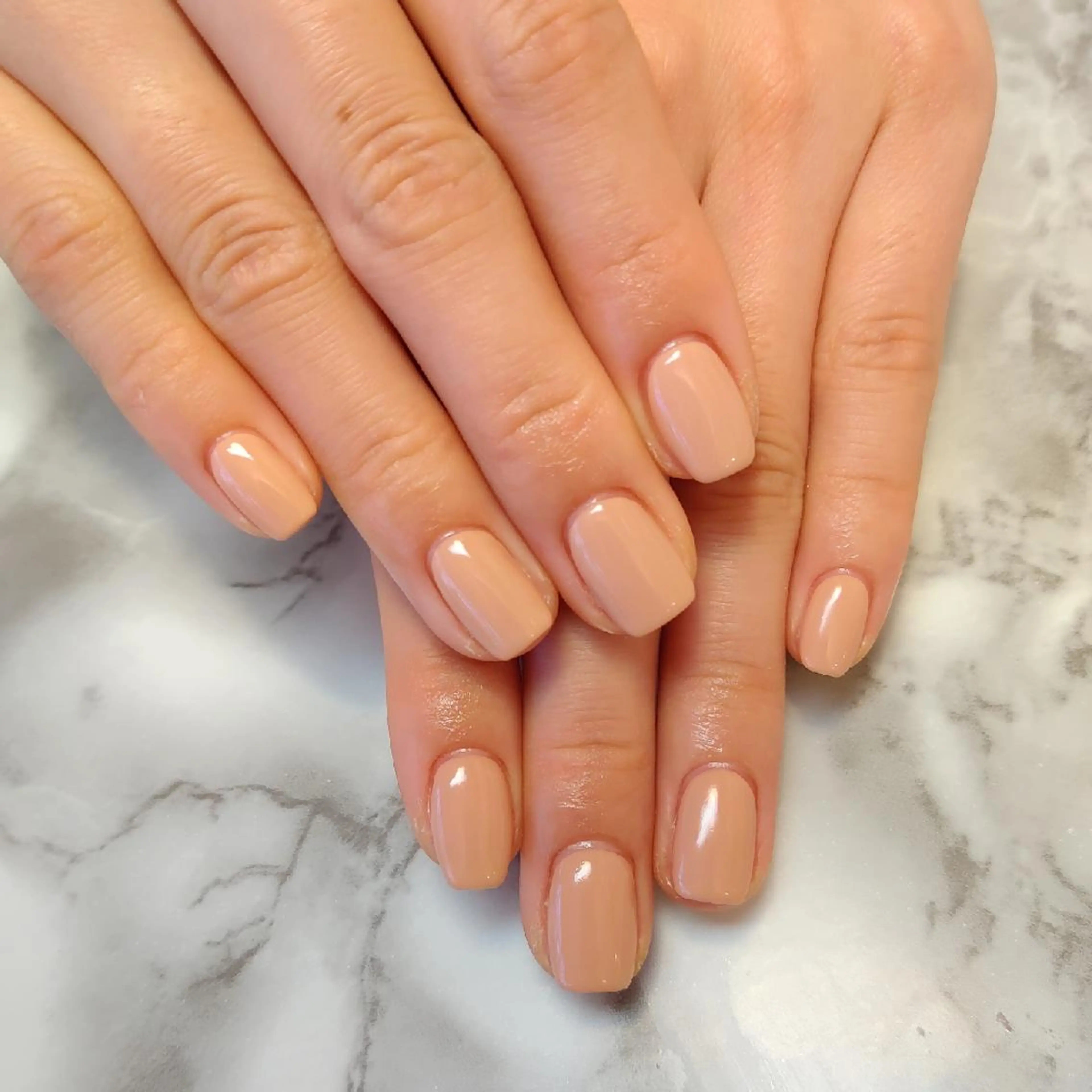 ネイル ワンカラーネイル ジェヌインネイル 河内のネイルデザイン