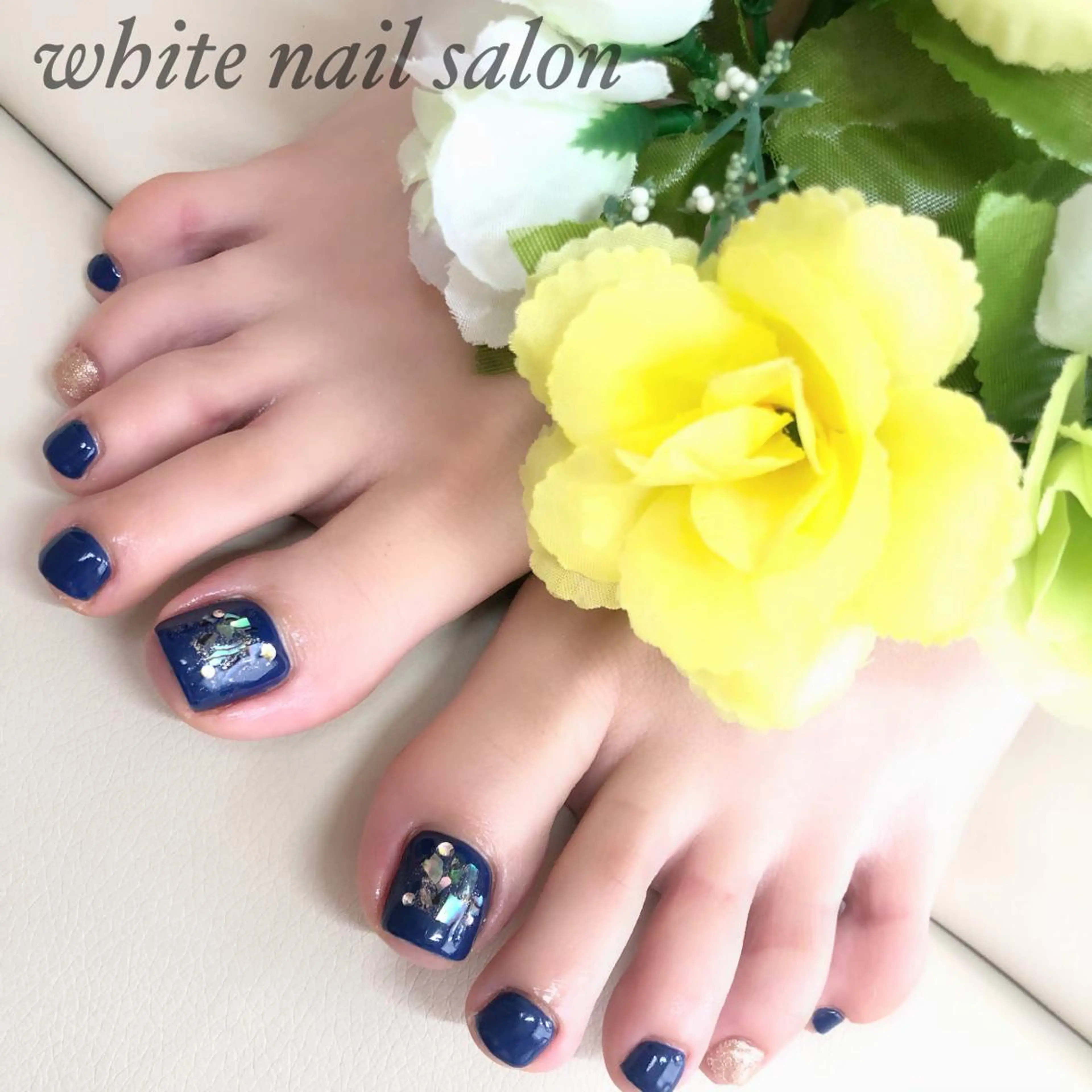 ネイル フットネイル ジェルネイル ハードジェル オフィスネイル スカルプネイル フットネイル white nail salonのネイルデザイン