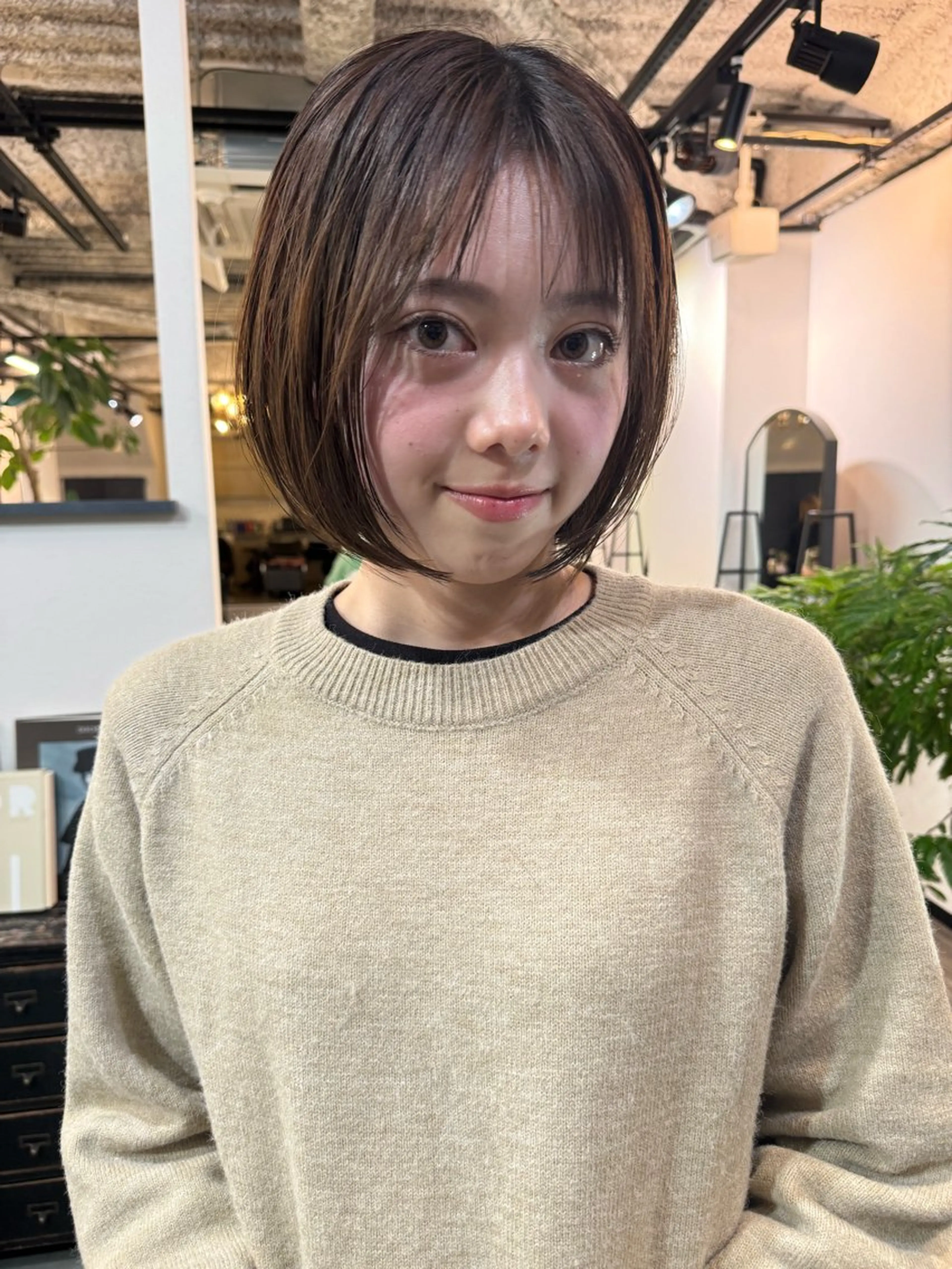 ショート ボブ 小野田 航己のヘアスタイル