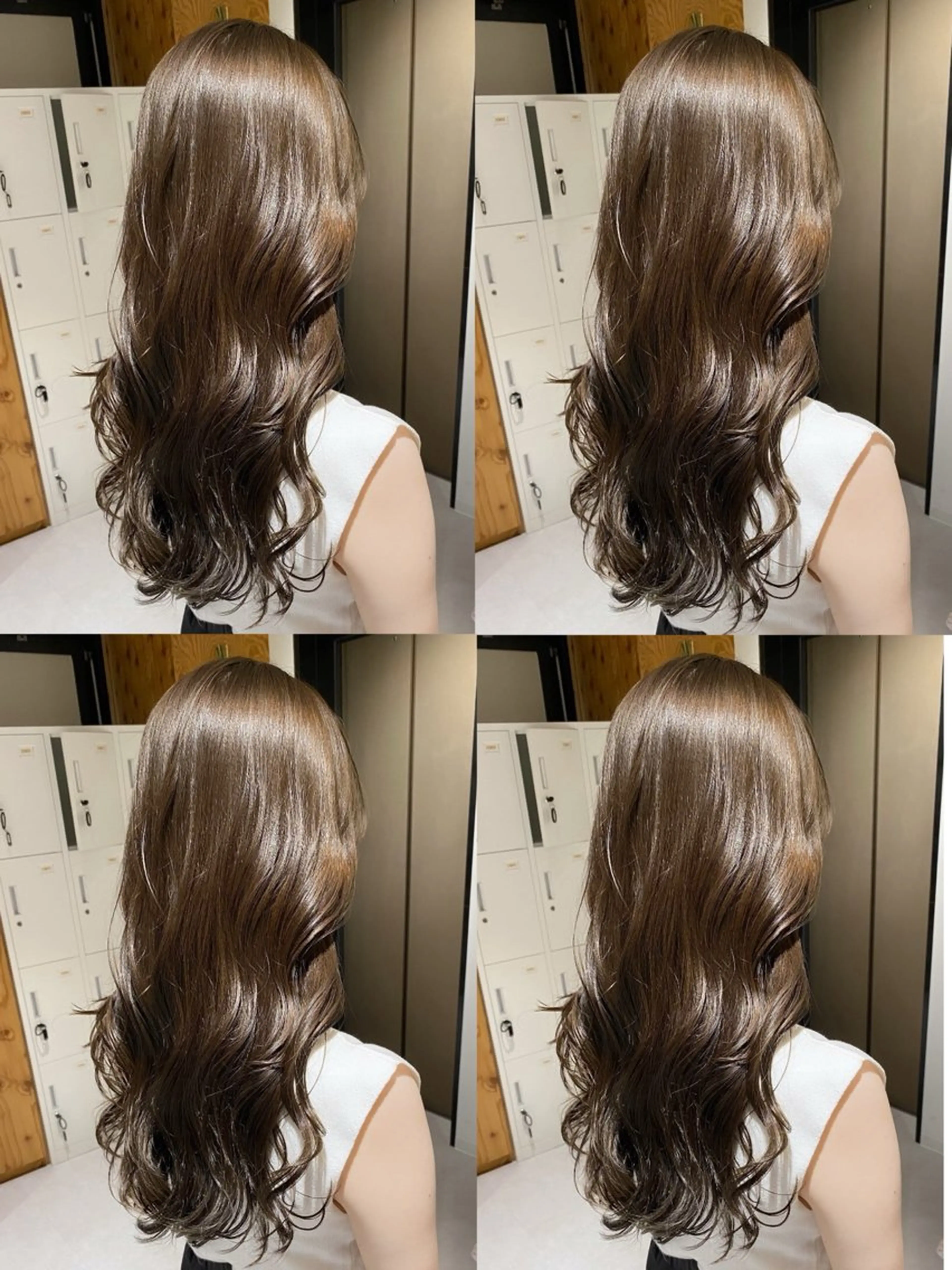 ロング カラー カット ヘアカラー トリートメント fier_umeda 梨花 rifaのヘアスタイル