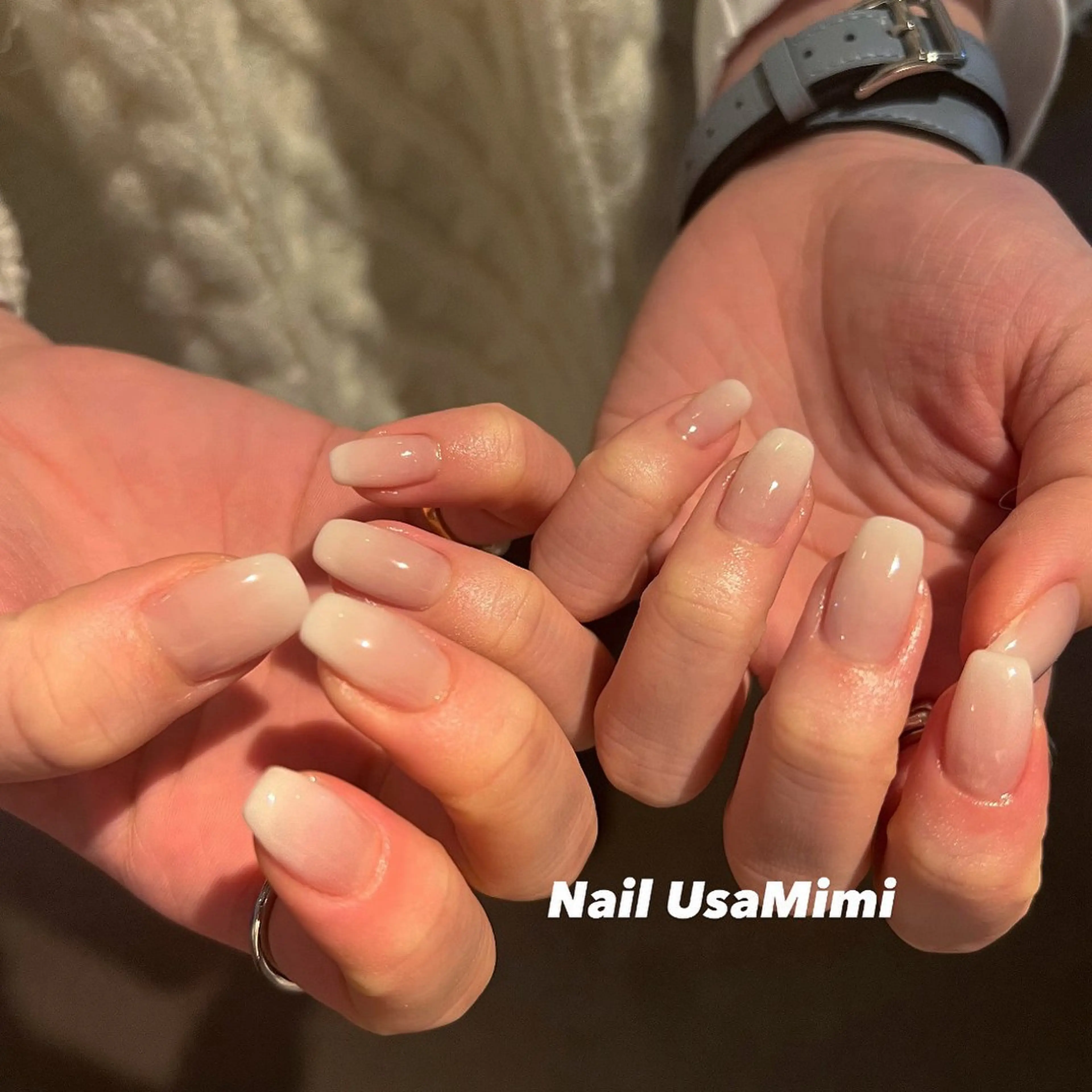 ネイル ジェルネイル 韓国ネイル マグネットネイル 持ち込み ワンカラーネイル 本町NailUsa Mimi RIKOのネイルデザイン