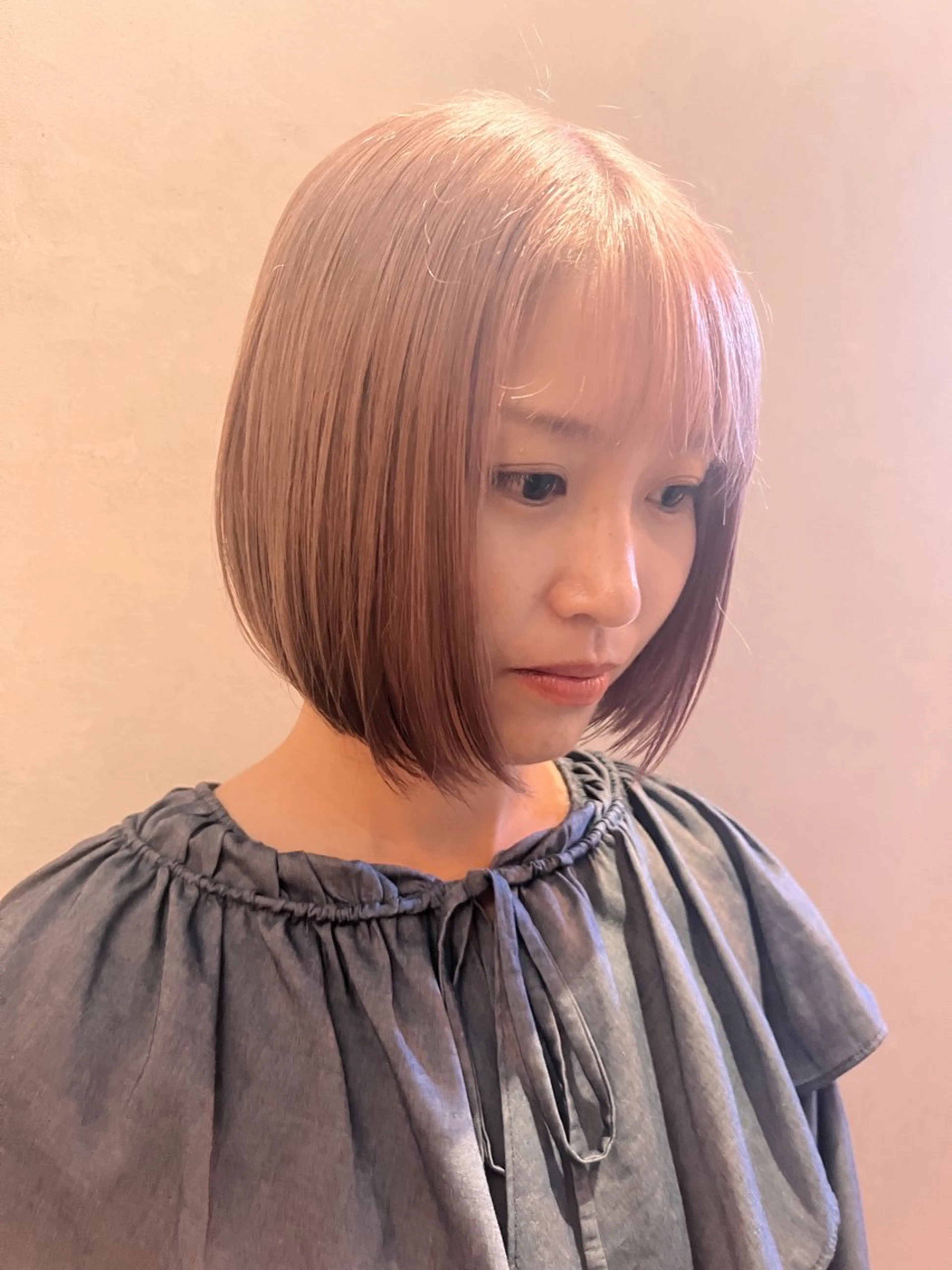ショート カラー 🎗️mellow 神戸三宮 髪質改善のヘアスタイル