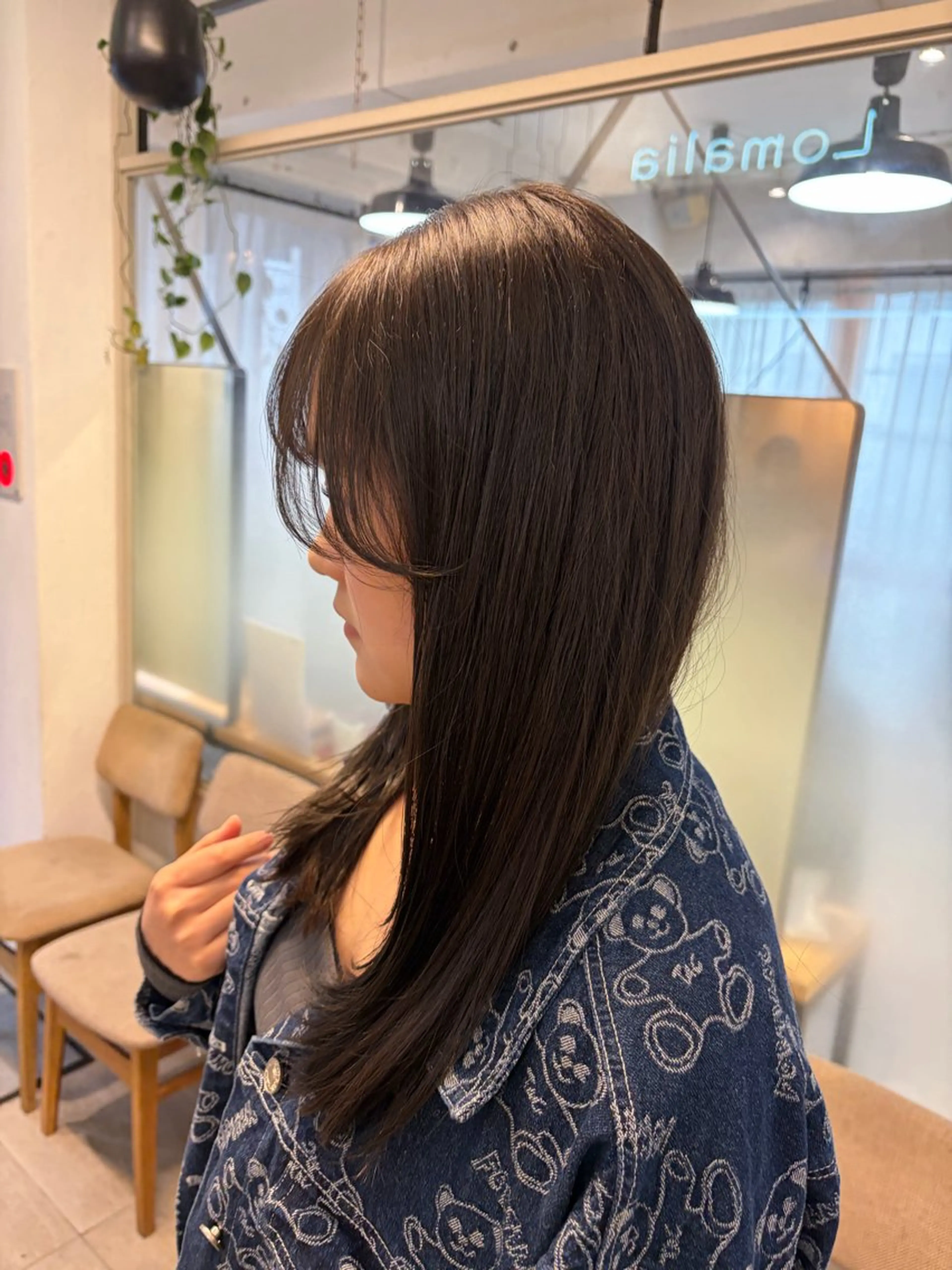 セミロング カラー カット ヘアカラー トリートメント 赤み消し×透明感 /🌙suwa🌙のヘアスタイル