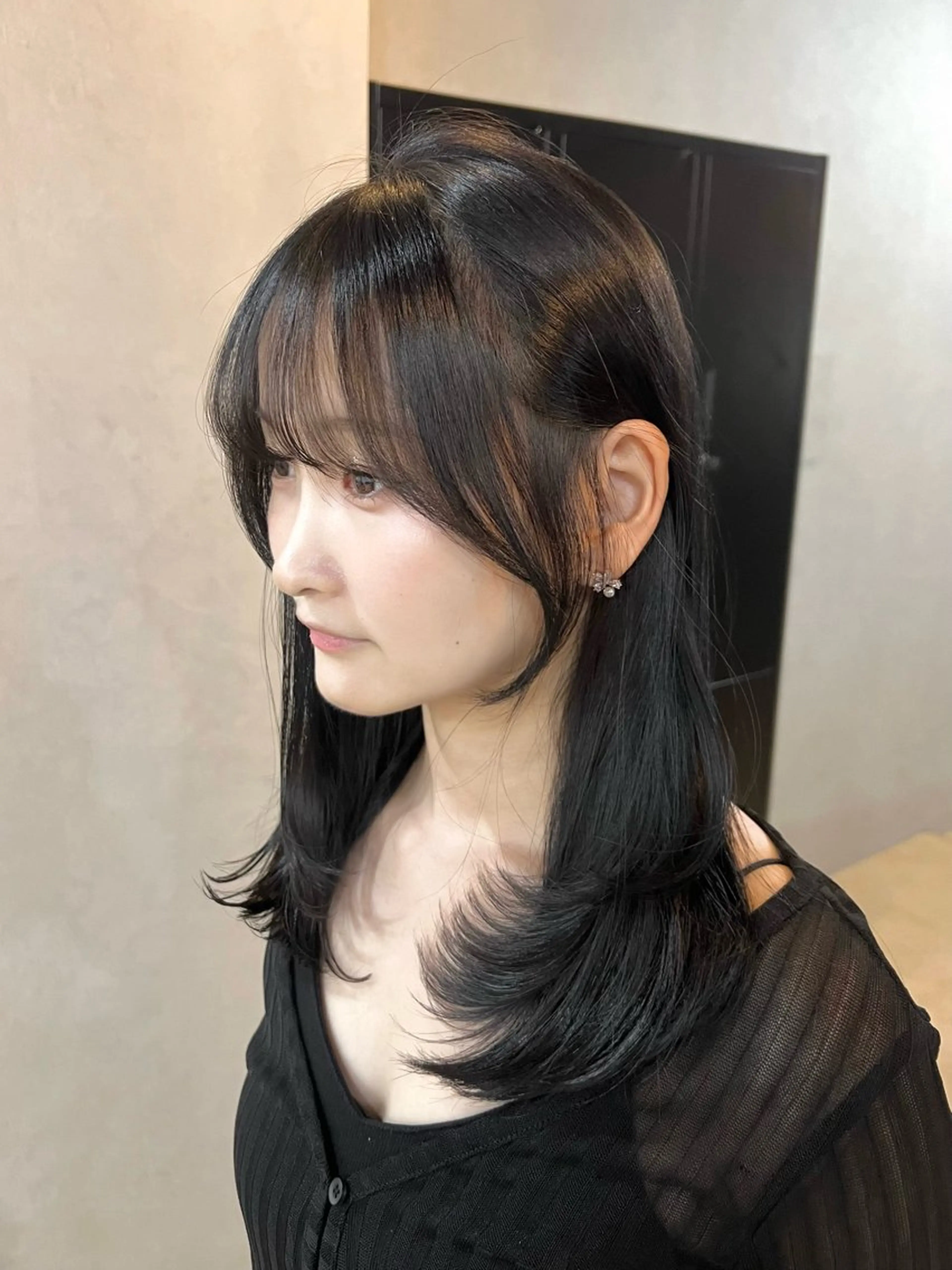 セミロング 小顔カット カット トリートメント 店長/レイヤーカット /大東悠生のヘアスタイル