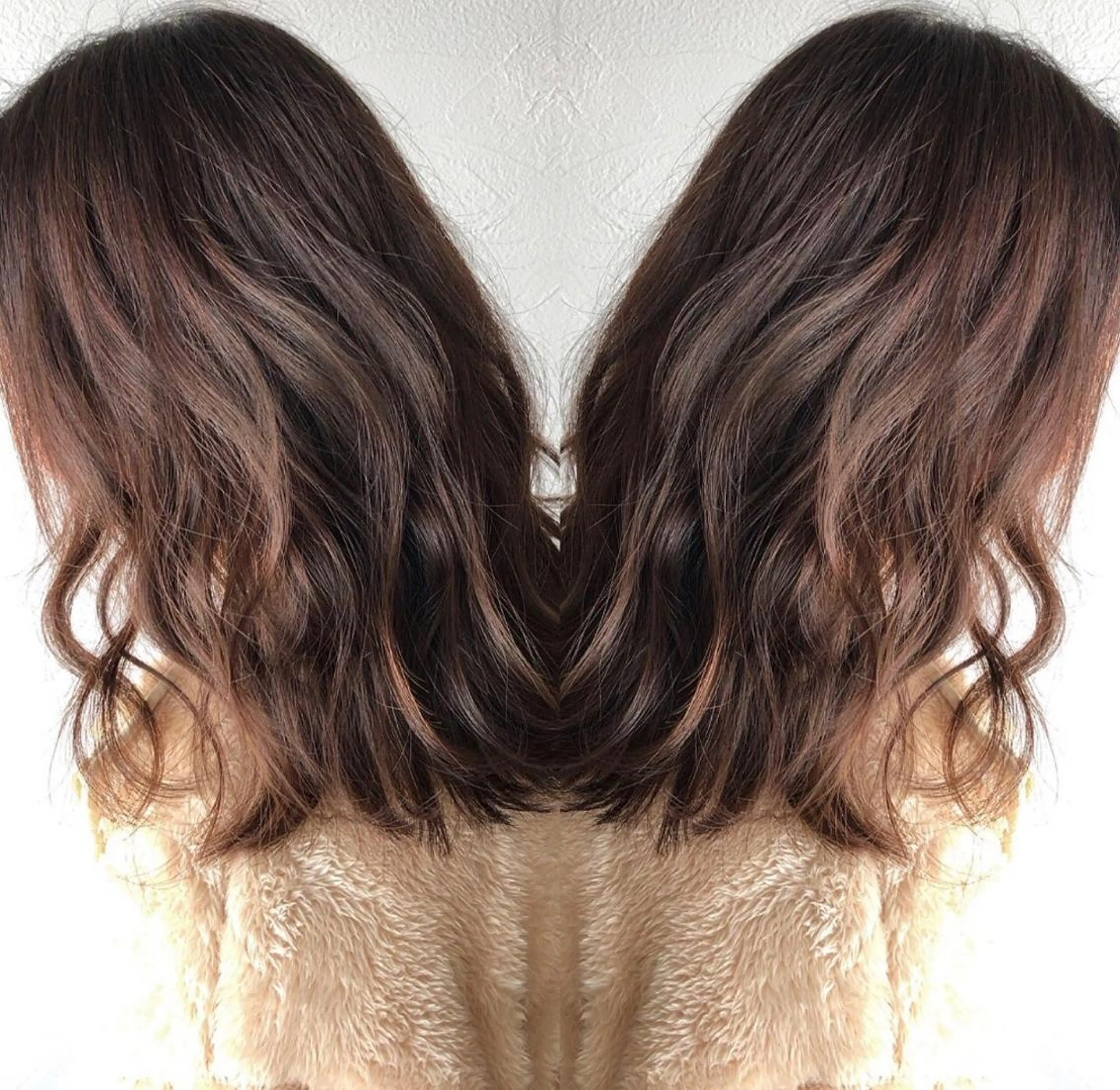 ミディアム ヘアアレンジ レイヤーカット ローレイヤー トップスタイリスト 🧸中島梨穂🧸のヘアスタイル