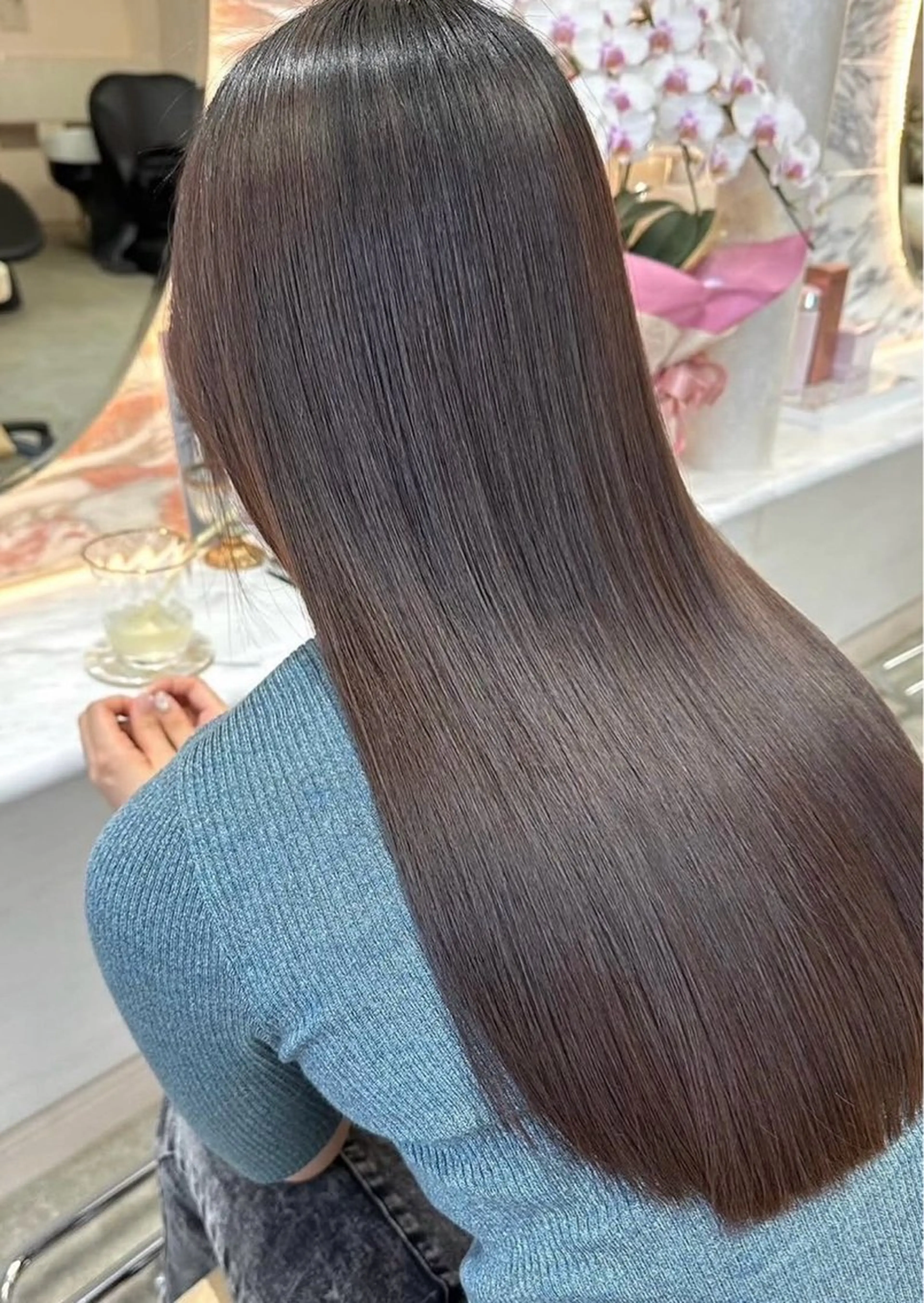 ロング カラー ヘアカラー トリートメント 堀 愛翔のヘアスタイル