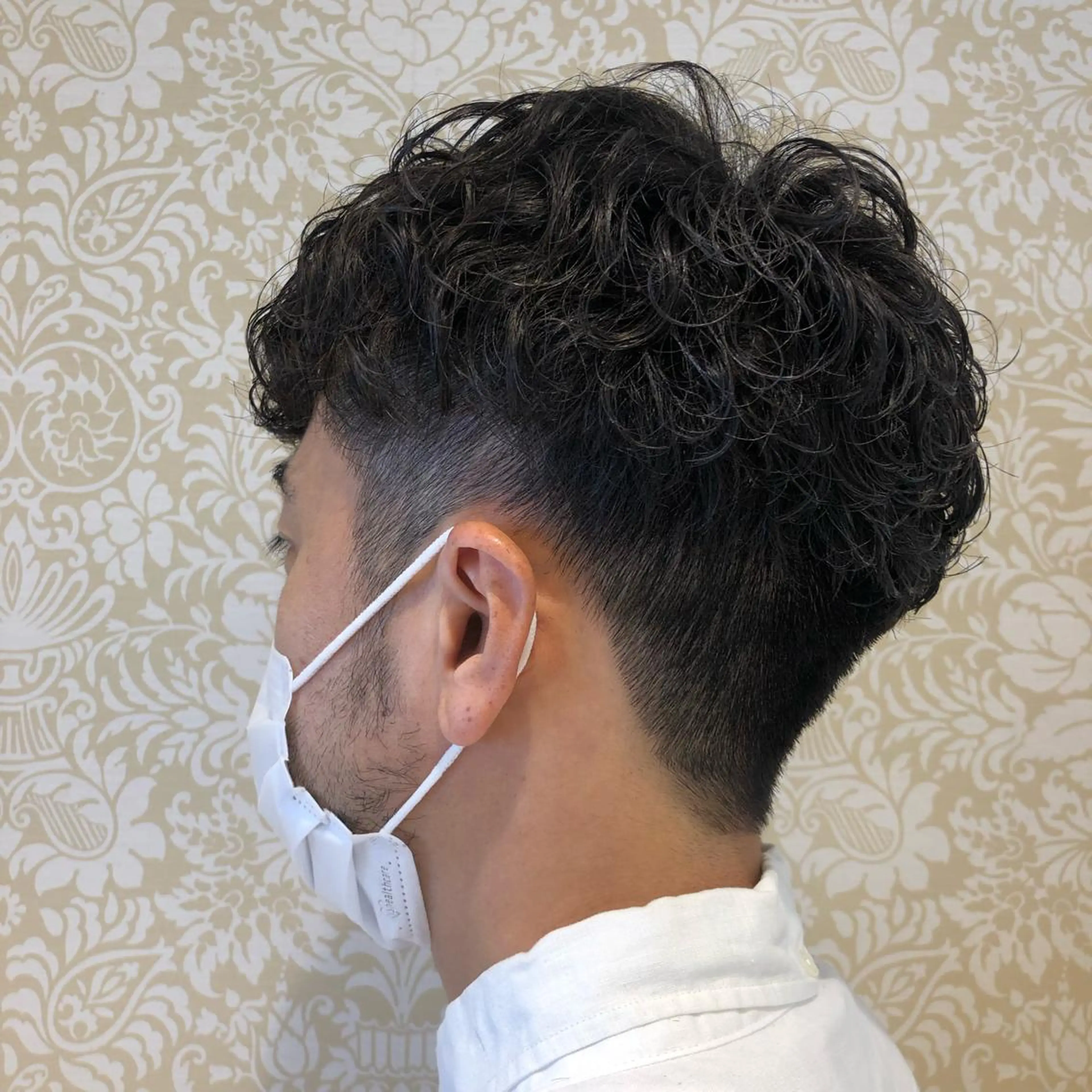 メンズ カット パーマ トリートメント 🐠寒色系×パーマ 櫻井　麿偉🐏のヘアスタイル