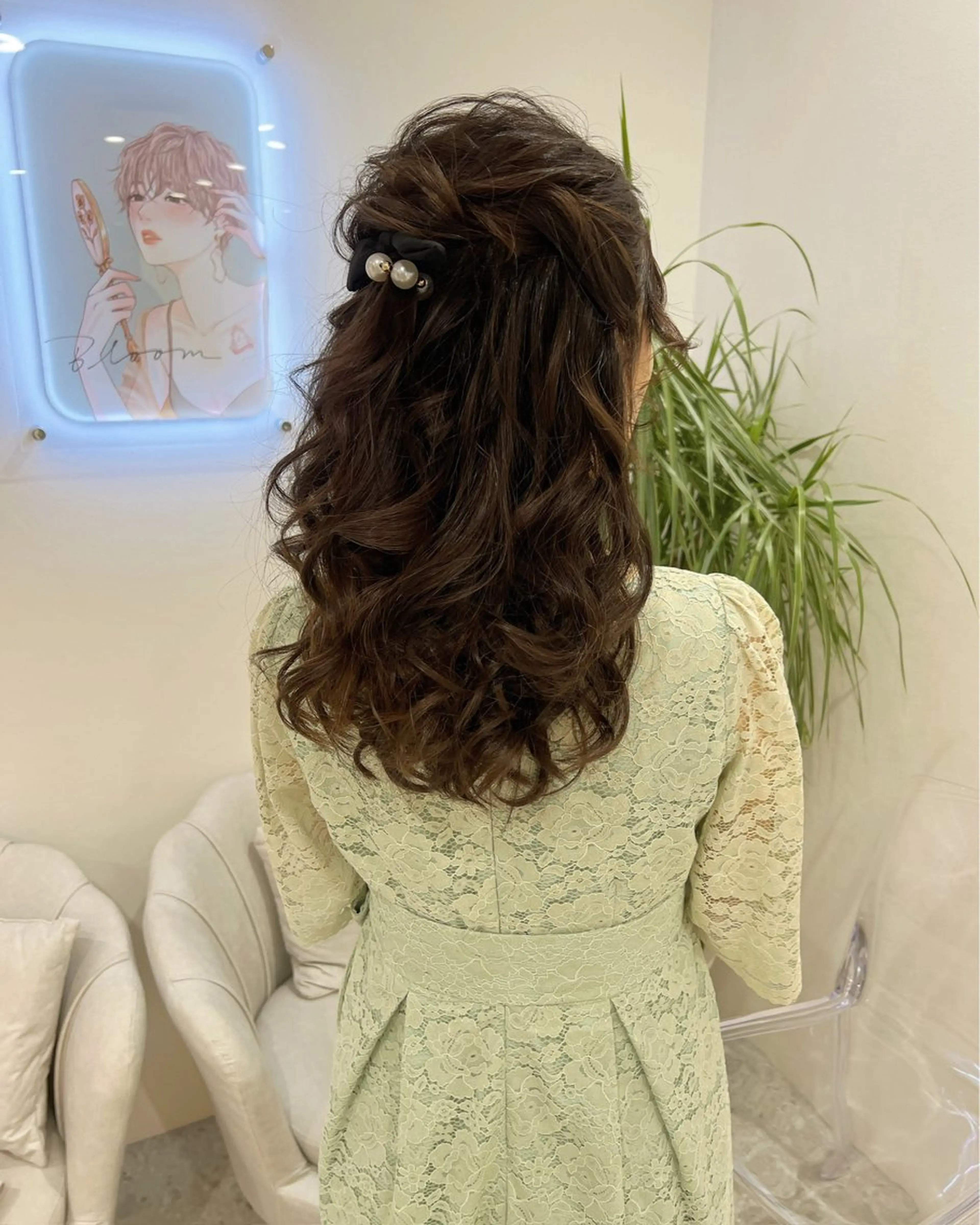 カラー ヘアアレンジ ヘアセット ヘアセット お呼ばれ カチモリ/はるか🎀のヘアスタイル