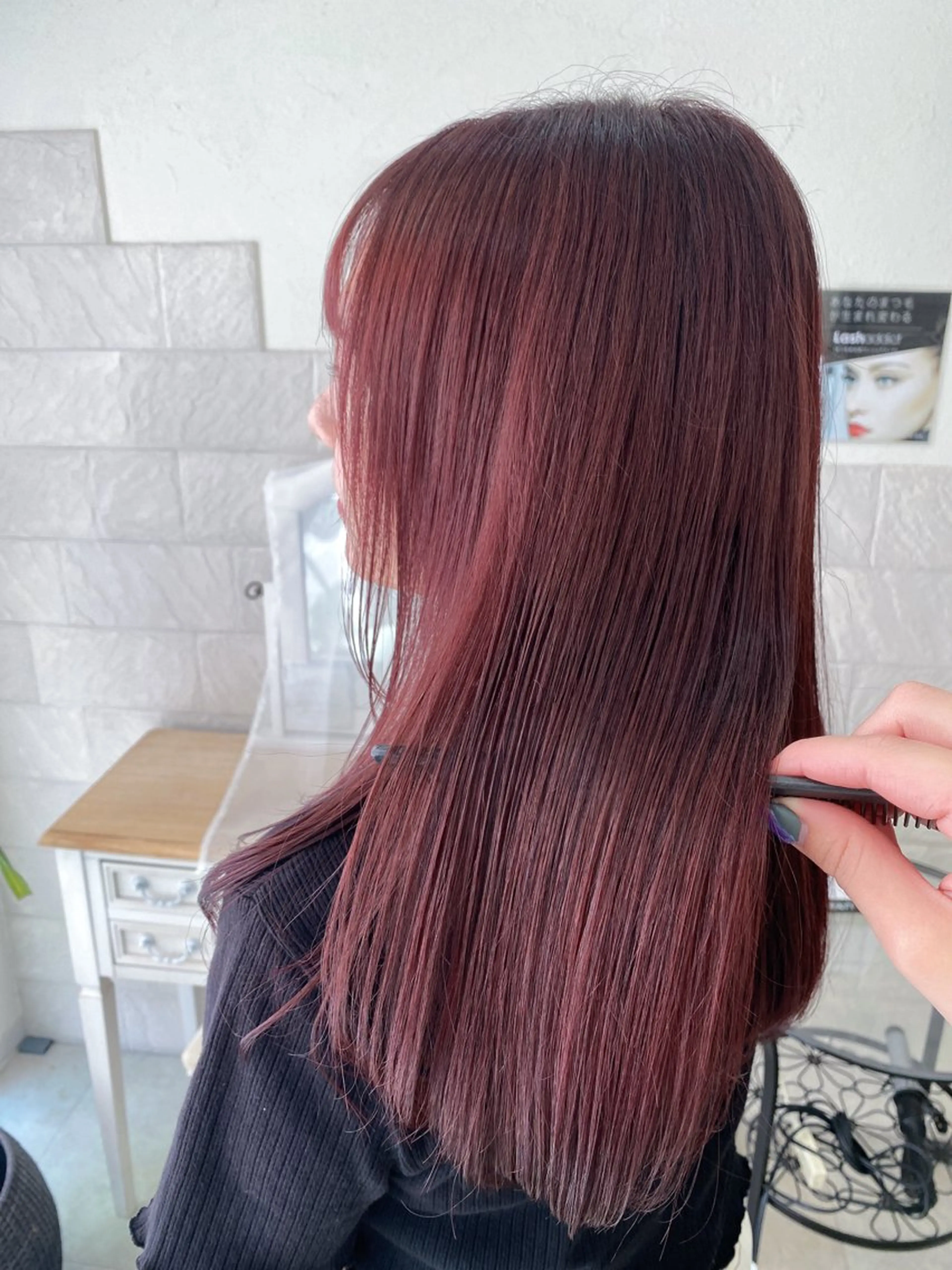 ミディアム カット ヘアカラー 🎀髪質改善🎀 Olive南森町のヘアスタイル