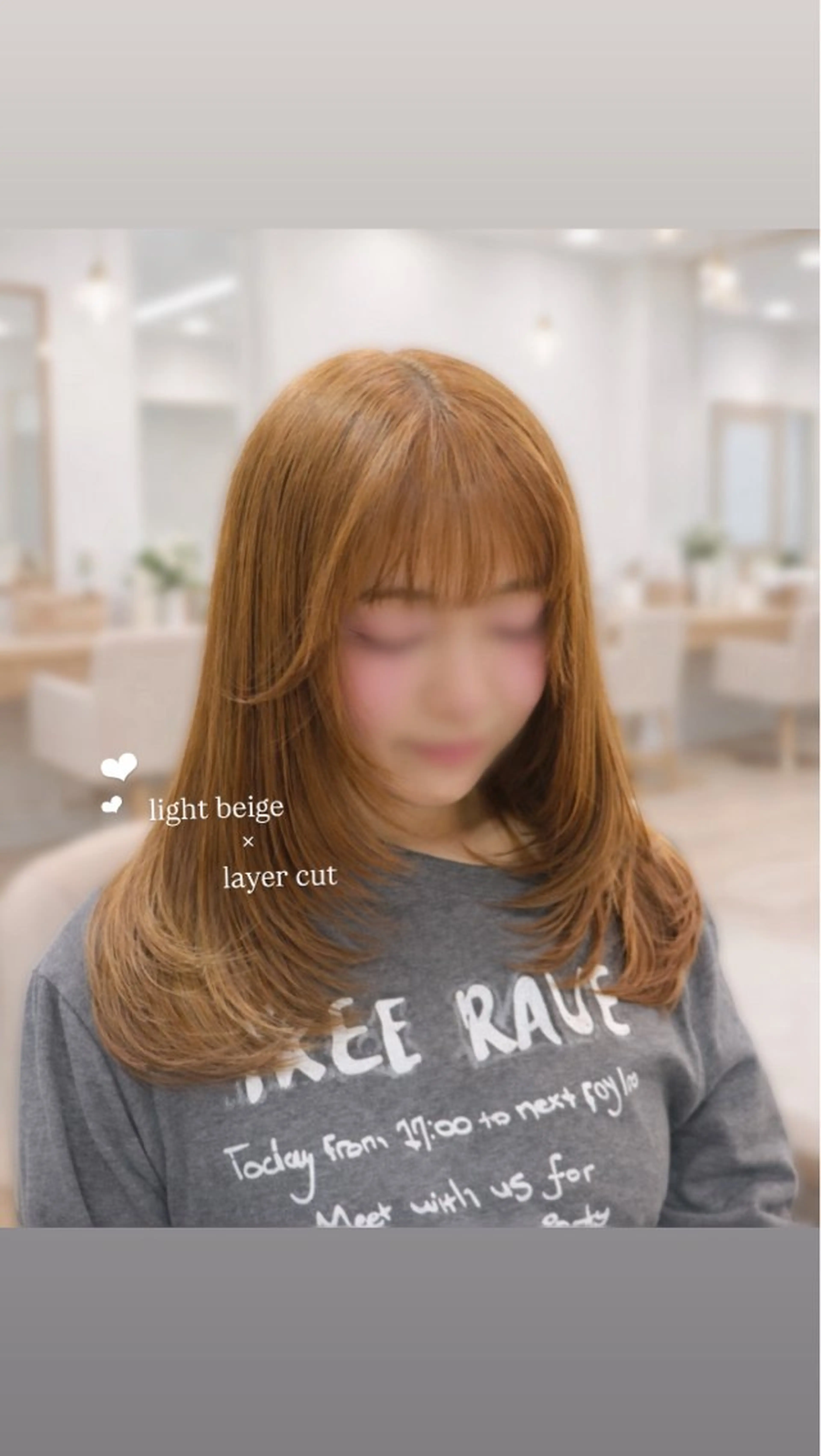 セミロング カラー Nanami little 渋谷のヘアスタイル