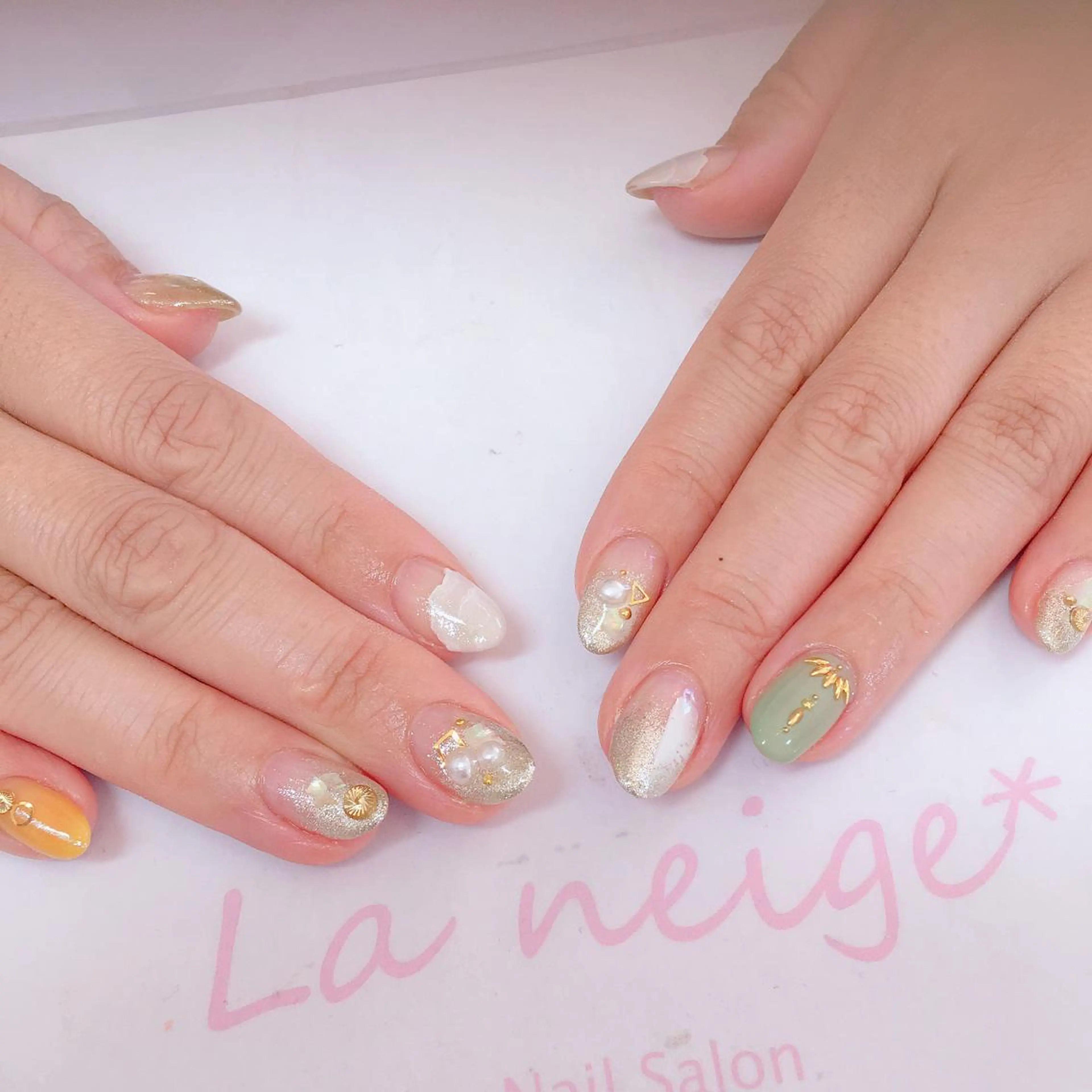 ネイル La neige* yuki 🐩🌙のネイルデザイン