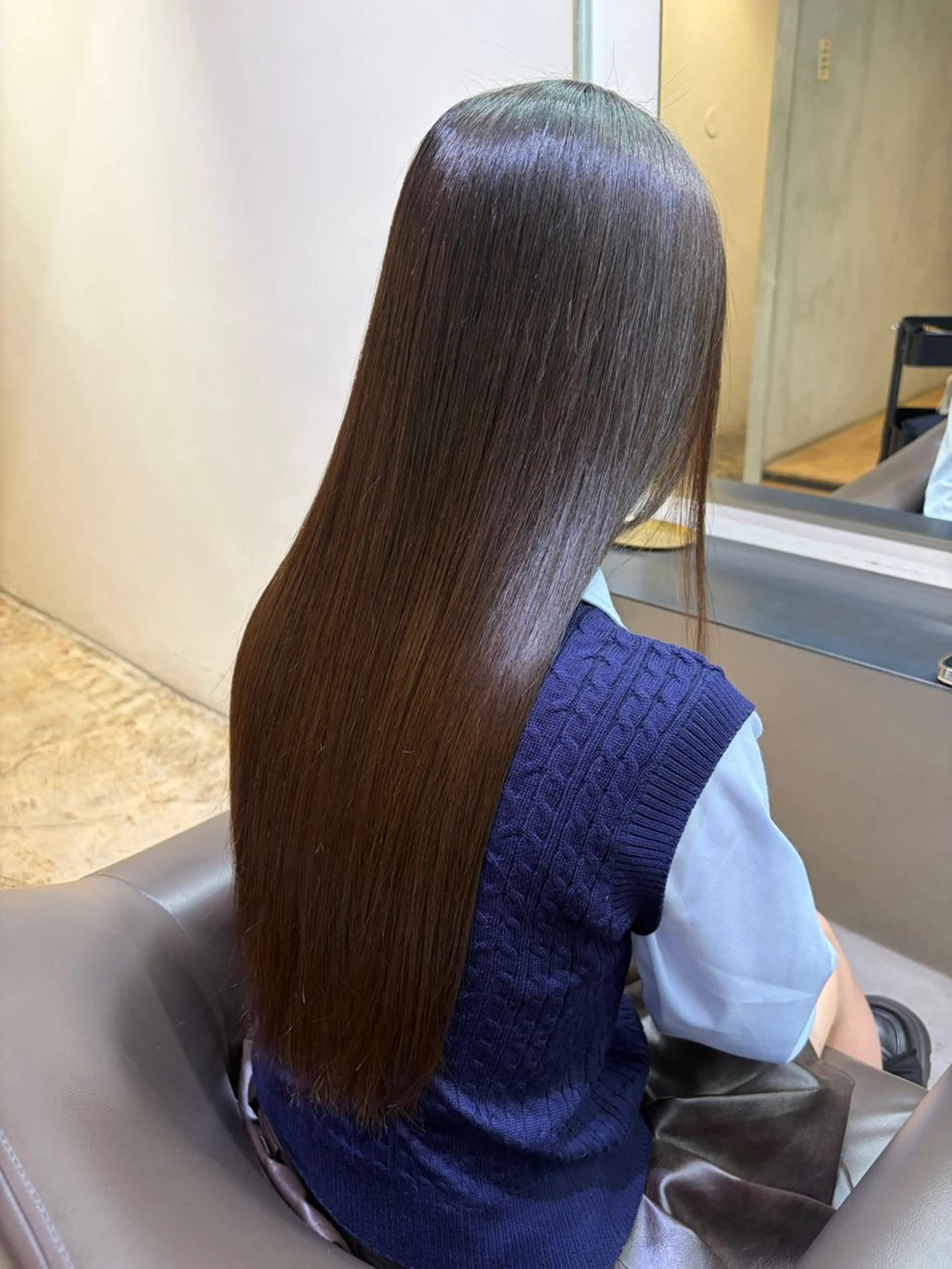 ロング パーマ 縮毛矯正 みき 🧁🎀のヘアスタイル