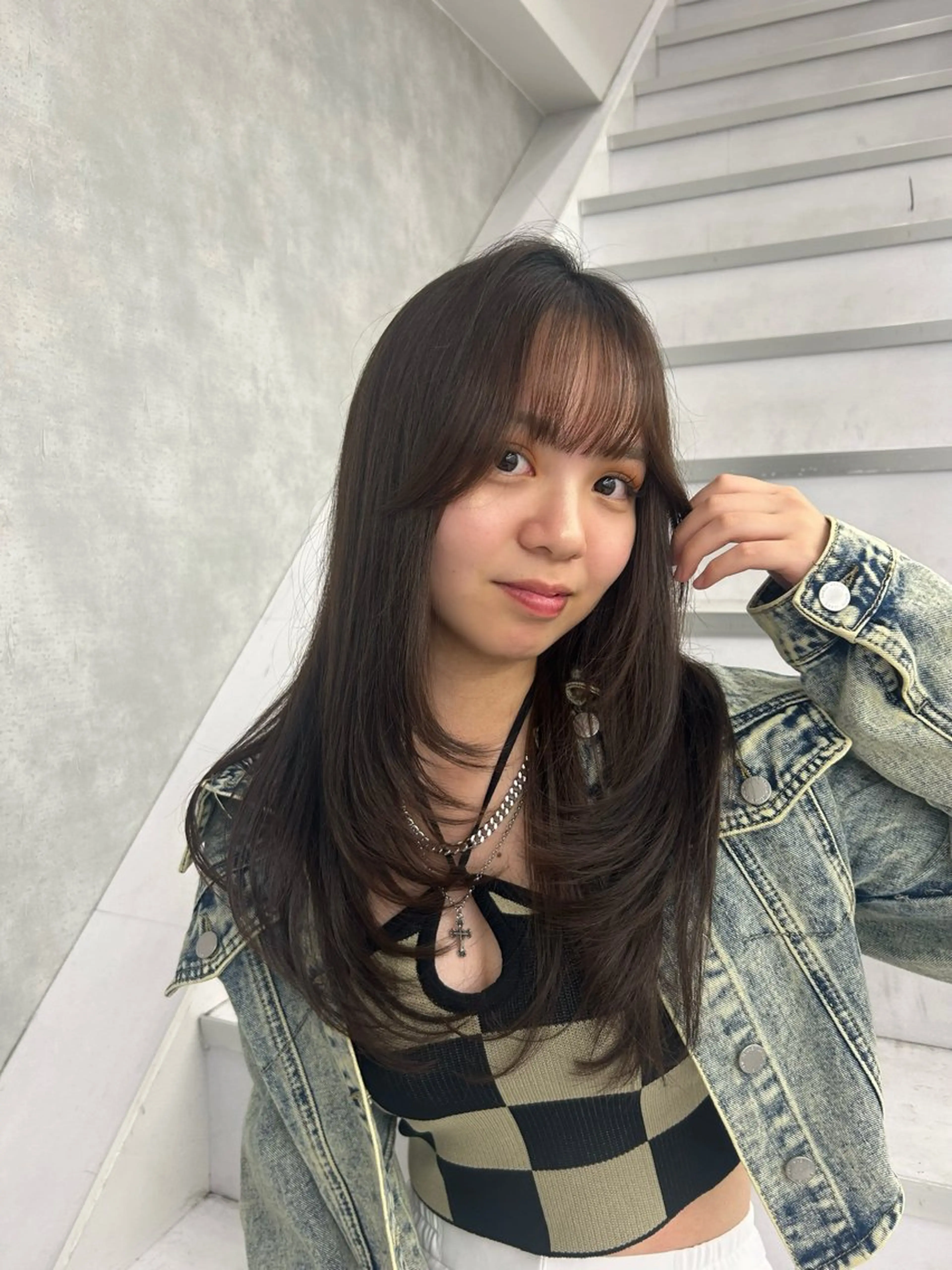 ロング レイヤーカット 大人レイヤー/艶美髪 🇺🇸TOMONAのヘアスタイル