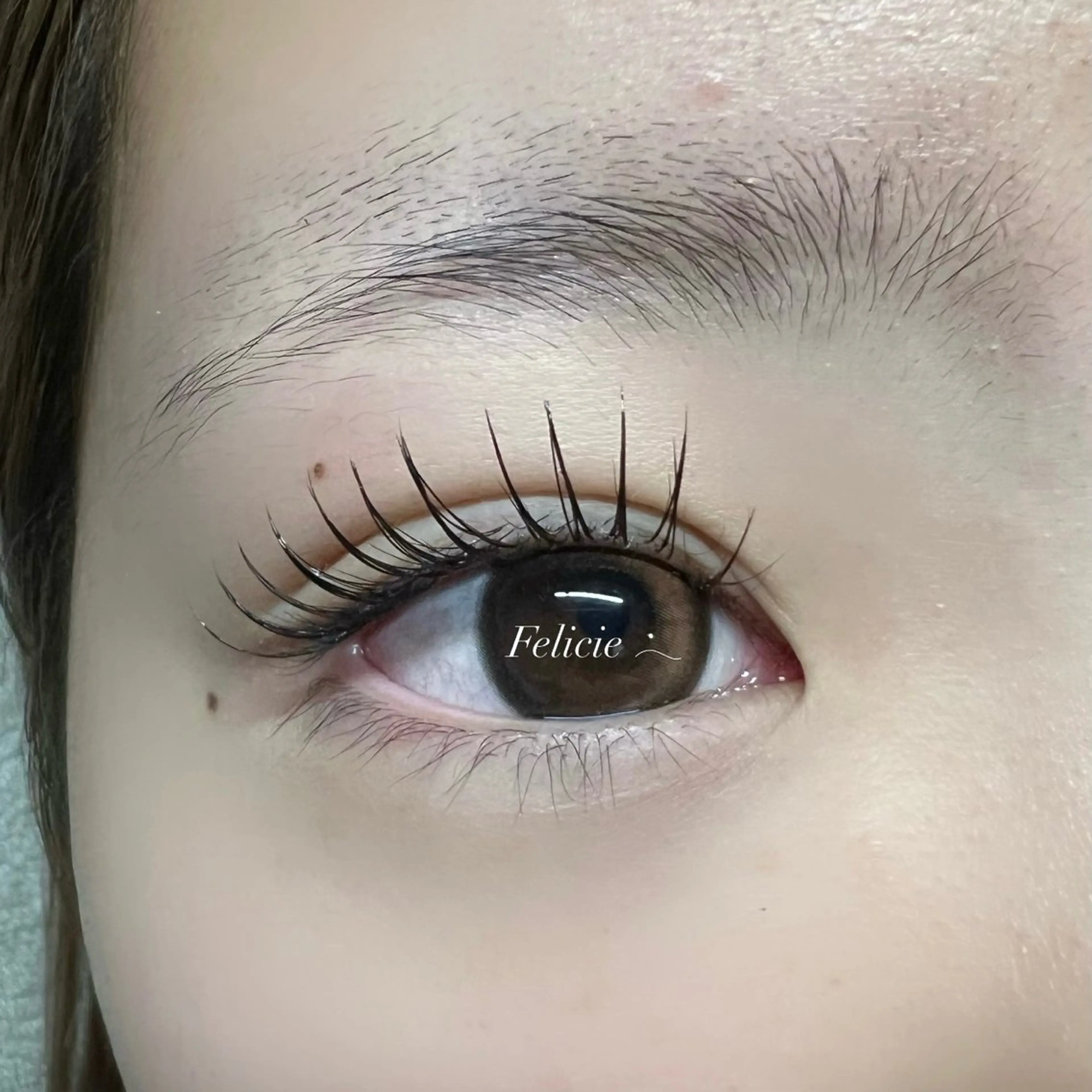 マツエク・マツパ パリジェンヌラッシュリフト 一重×まつ毛パーマ マツエク Felicie＊ Sayakaのマツエク・マツパデザイン