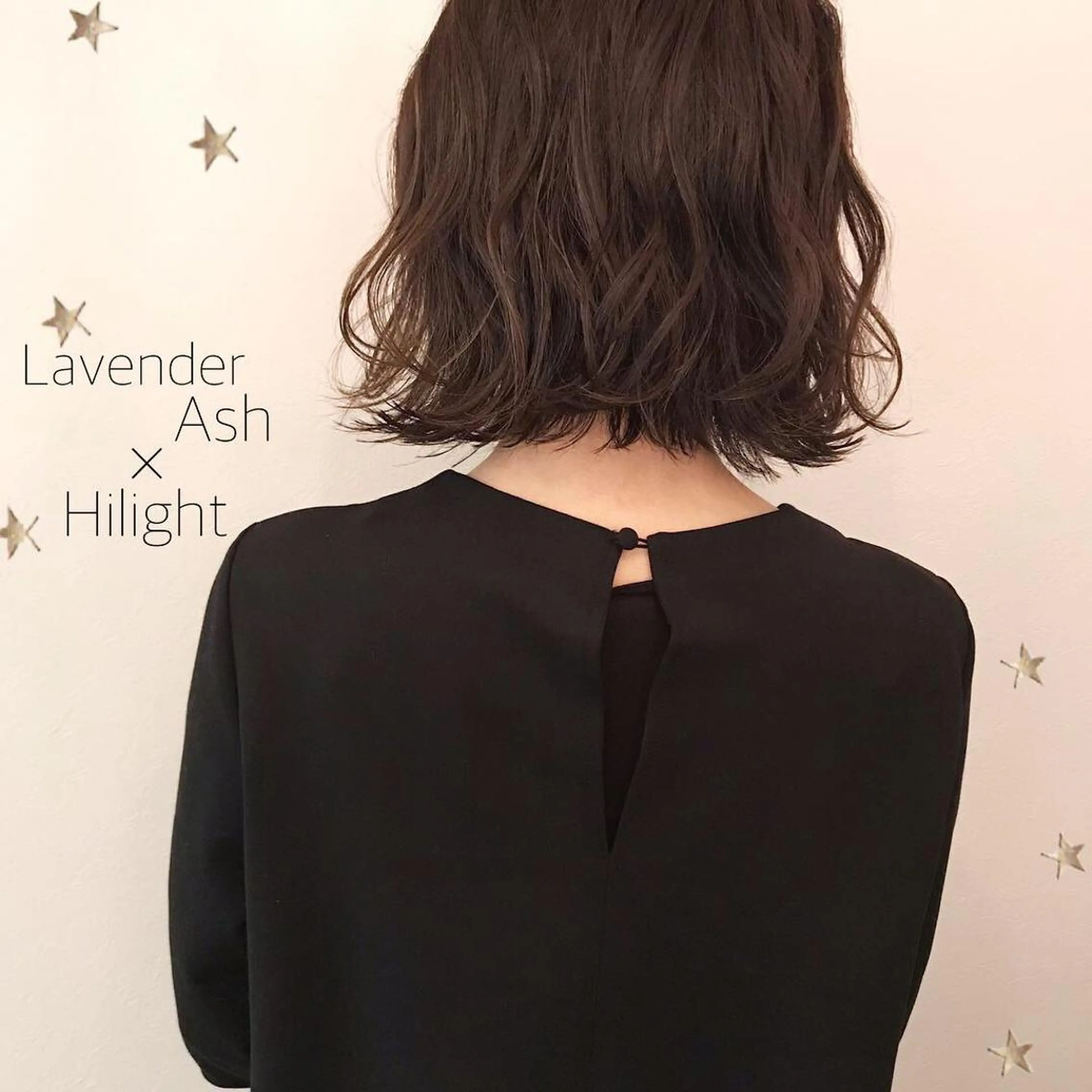 ミディアム カラー 市川 千夏のヘアスタイル