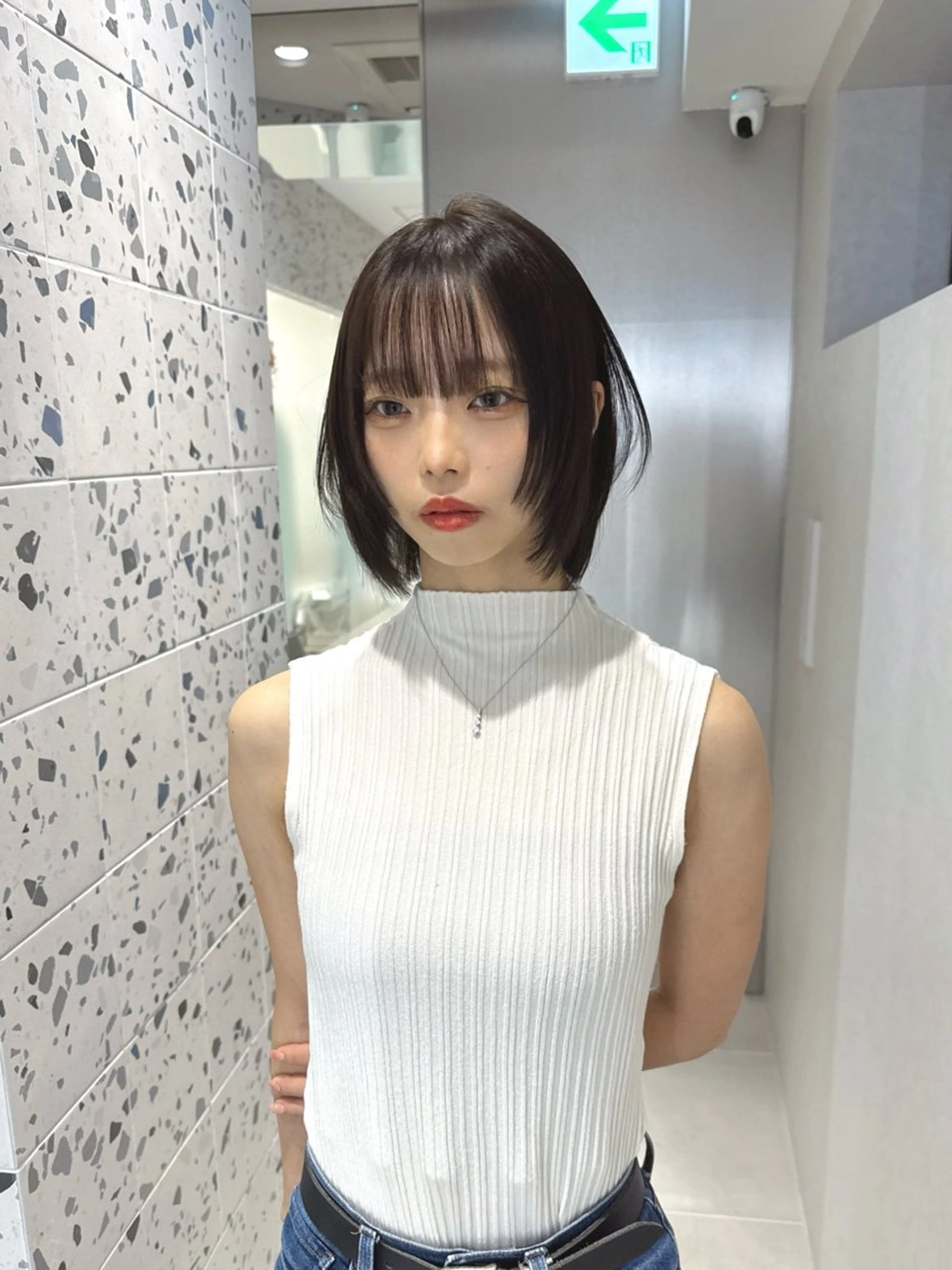 ショート カラー ブラウンカラー 伸ばしかけ カット ヘアカラー トリートメント LUMO所属・矢野 晃平のヘアスタイル