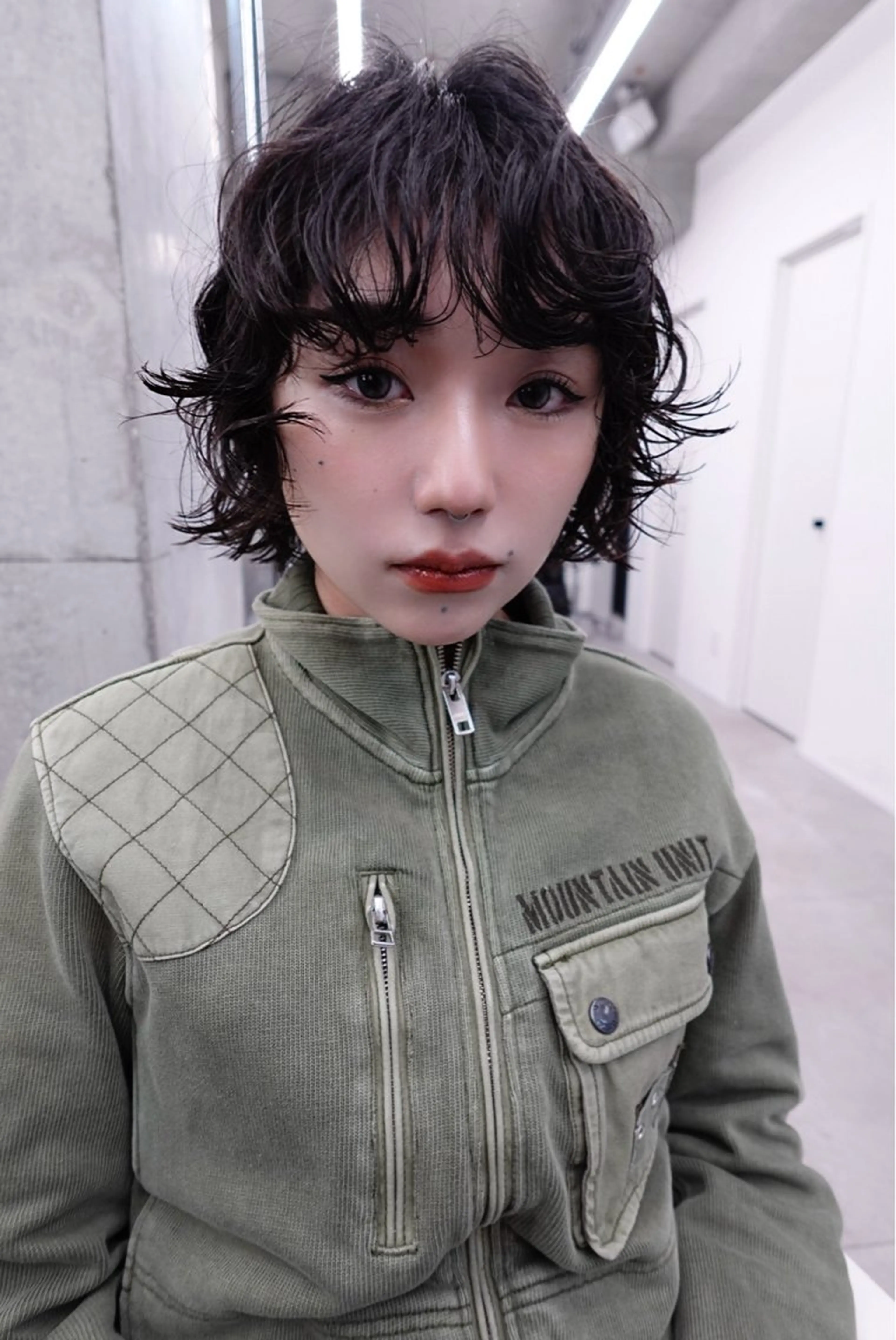 ミディアム ミディアムパーマ くせ毛 ボブパーマ無料 /yuukiのヘアスタイル