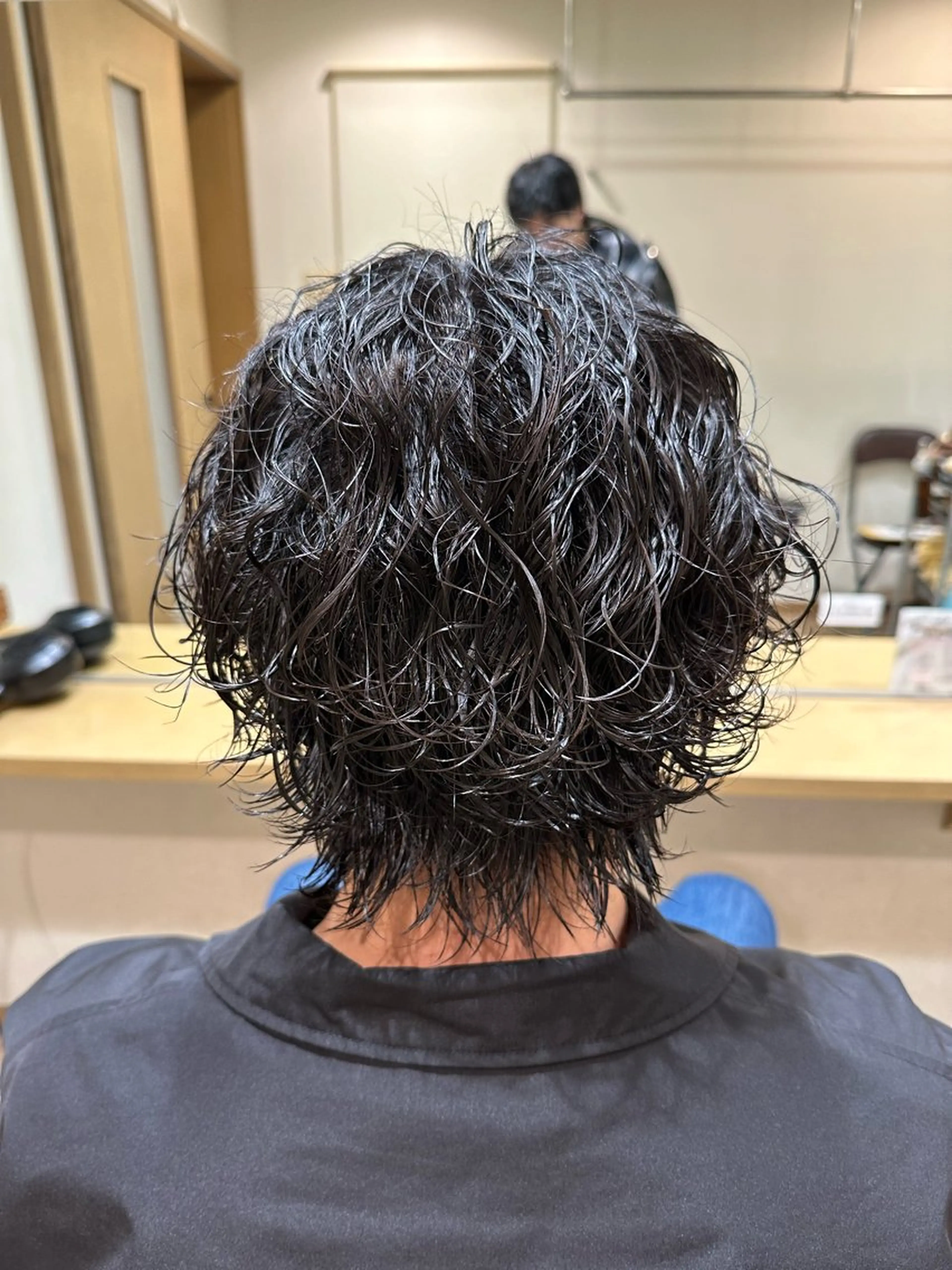 パーマ 玉木 雄也のヘアスタイル