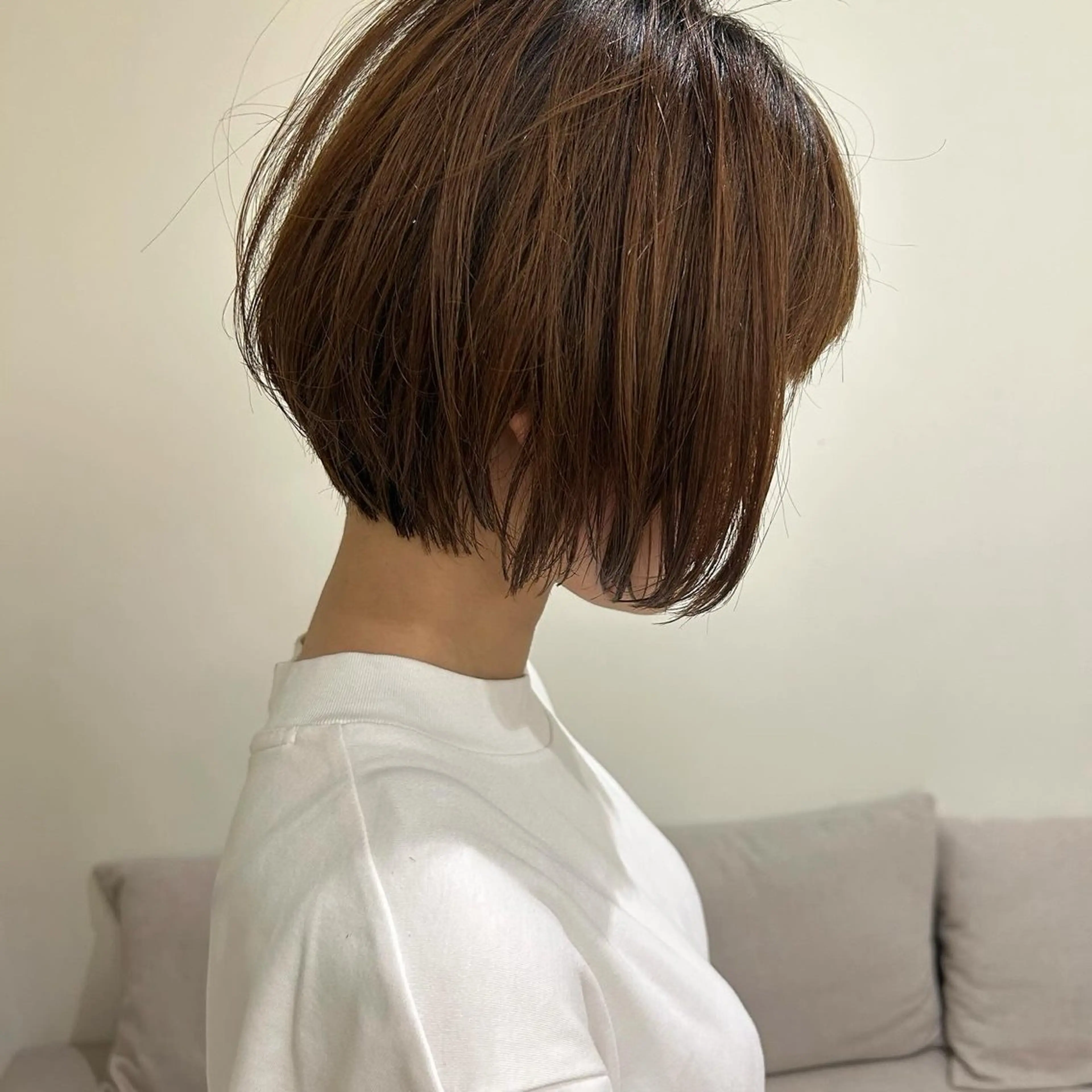 ショート 💛🤍U too e’s 鎌倉🧸のヘアスタイル