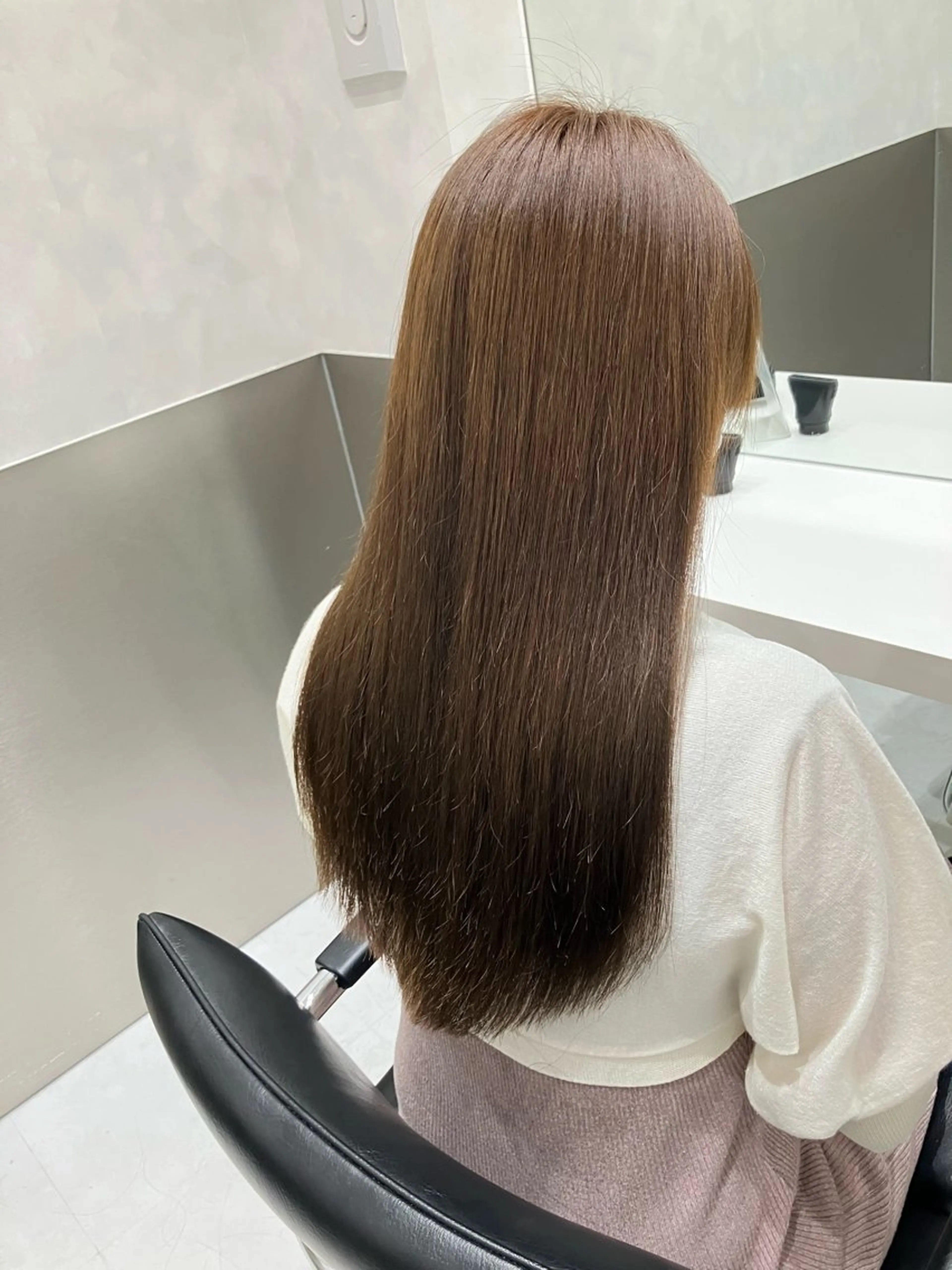 カラー カット ヘアカラー トリートメント 💖ブリーチなし透明 感💖ASAHIのヘアスタイル