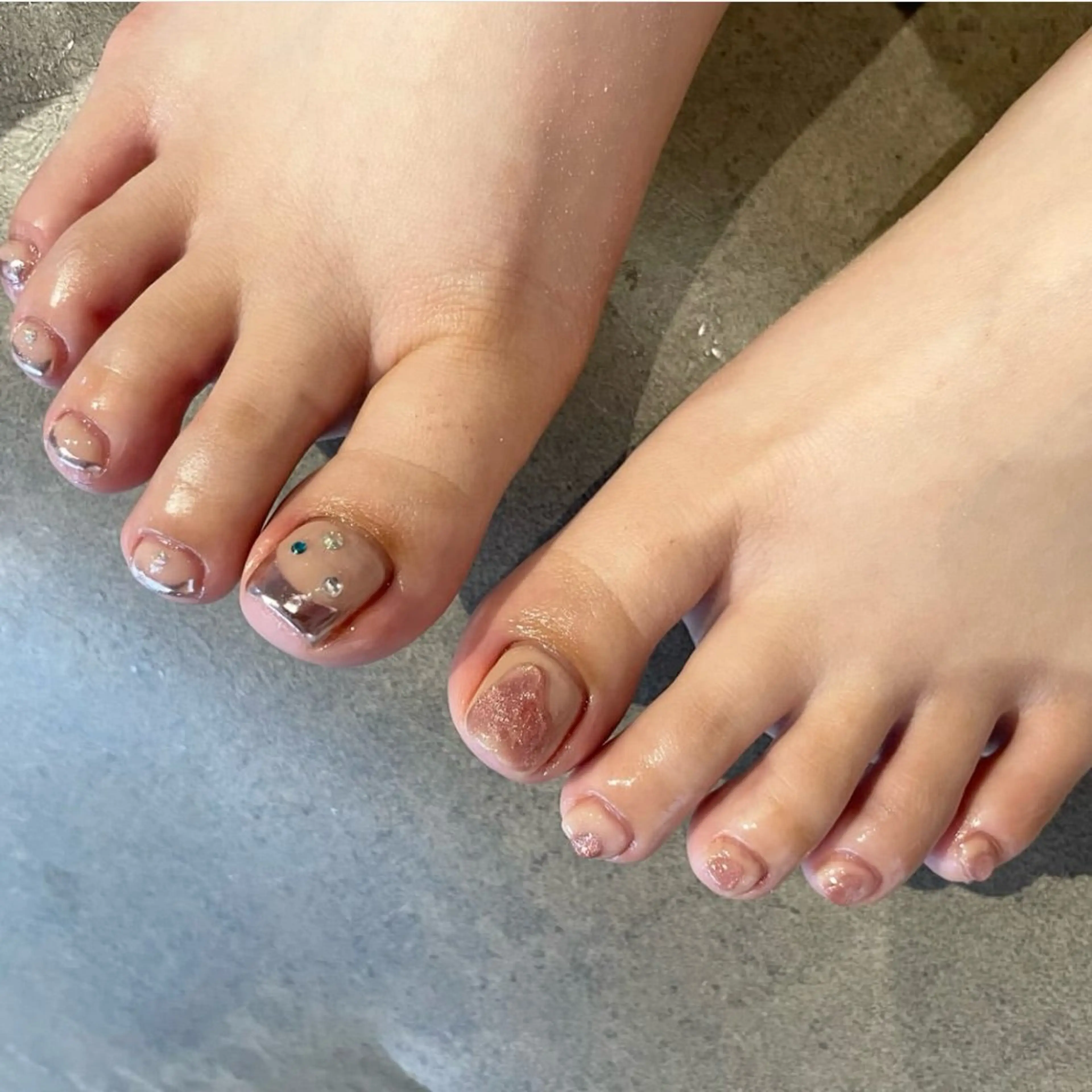 ネイル フットネイル thrush nailsのネイルデザイン