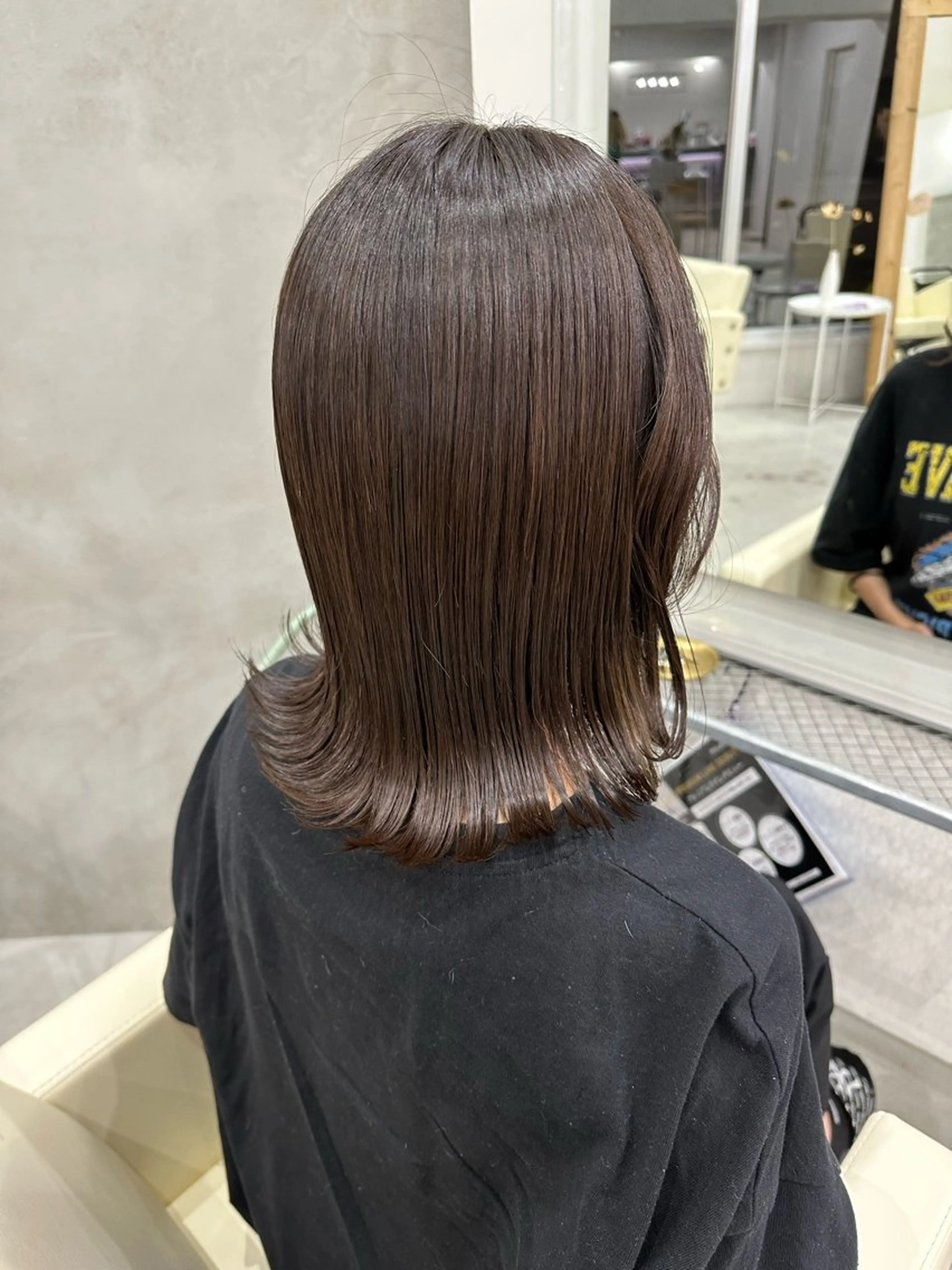 ミディアム カラー さあや 【透け感/艶感】のヘアスタイル