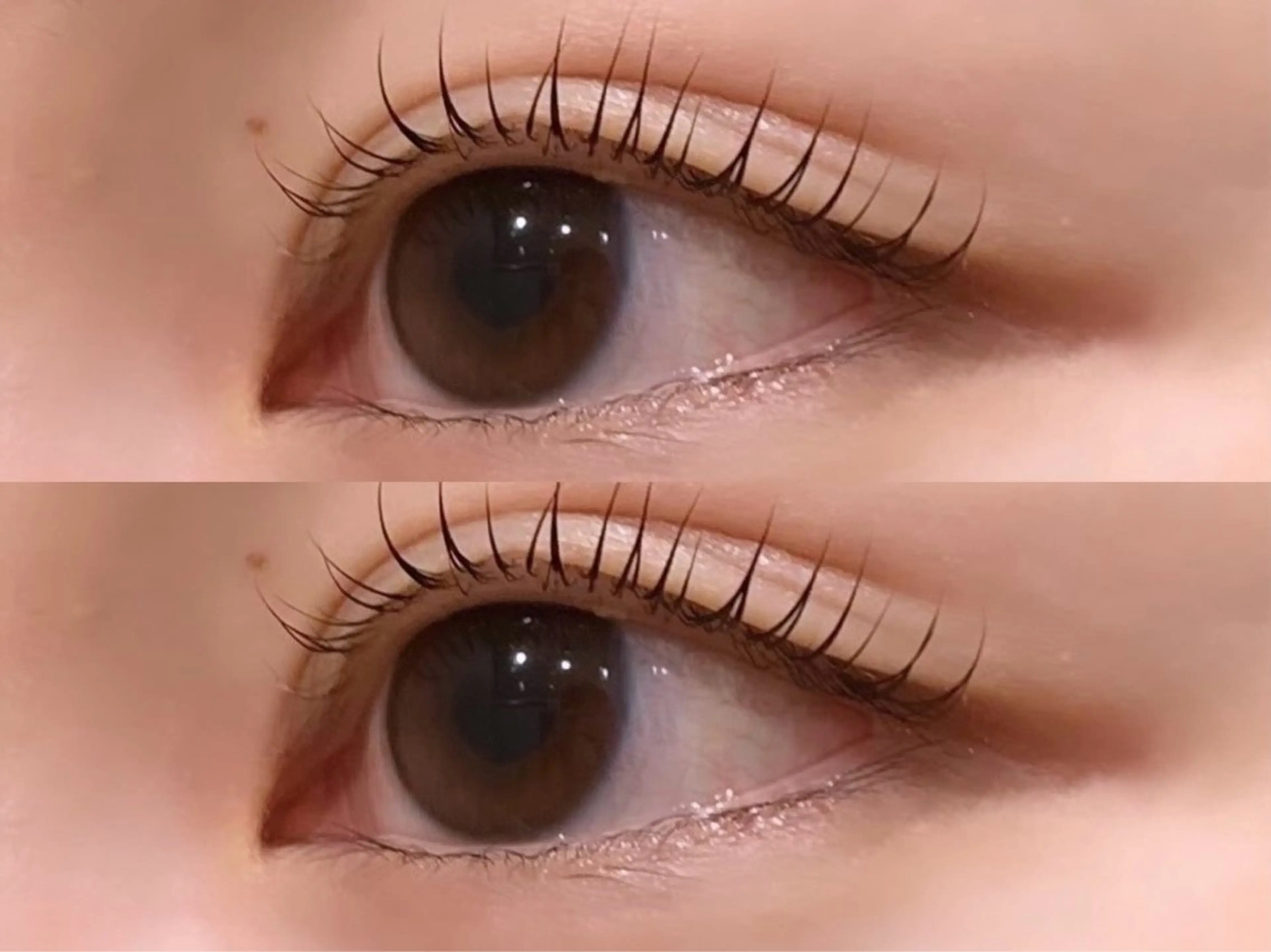 マツエク・マツパ パリジェンヌラッシュリフト eve🐰束間まつ毛 /透明感カラーのヘアスタイル