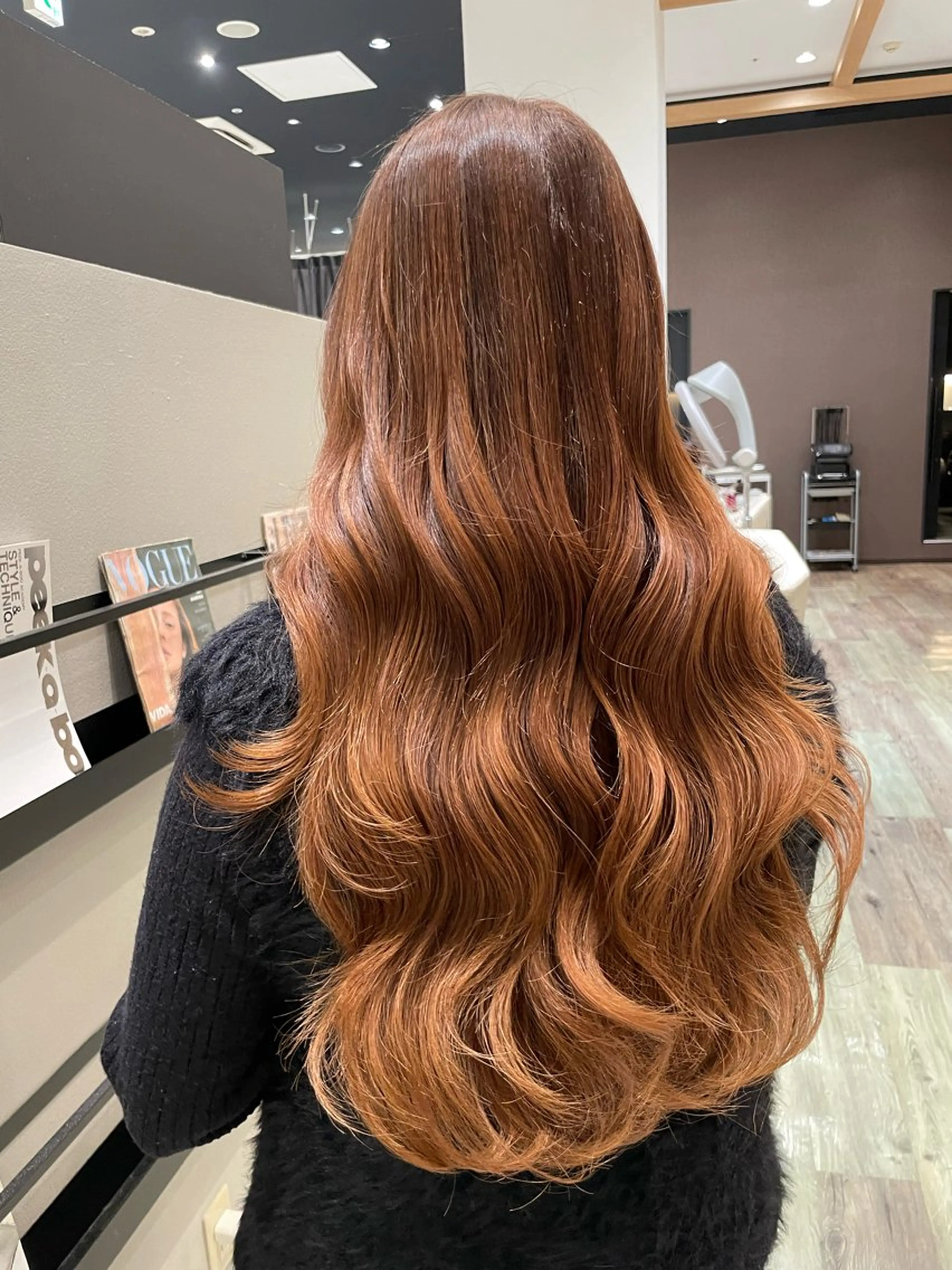 ロング カラー k-twoたき✨艶感 カラー／美髪矯正のヘアスタイル