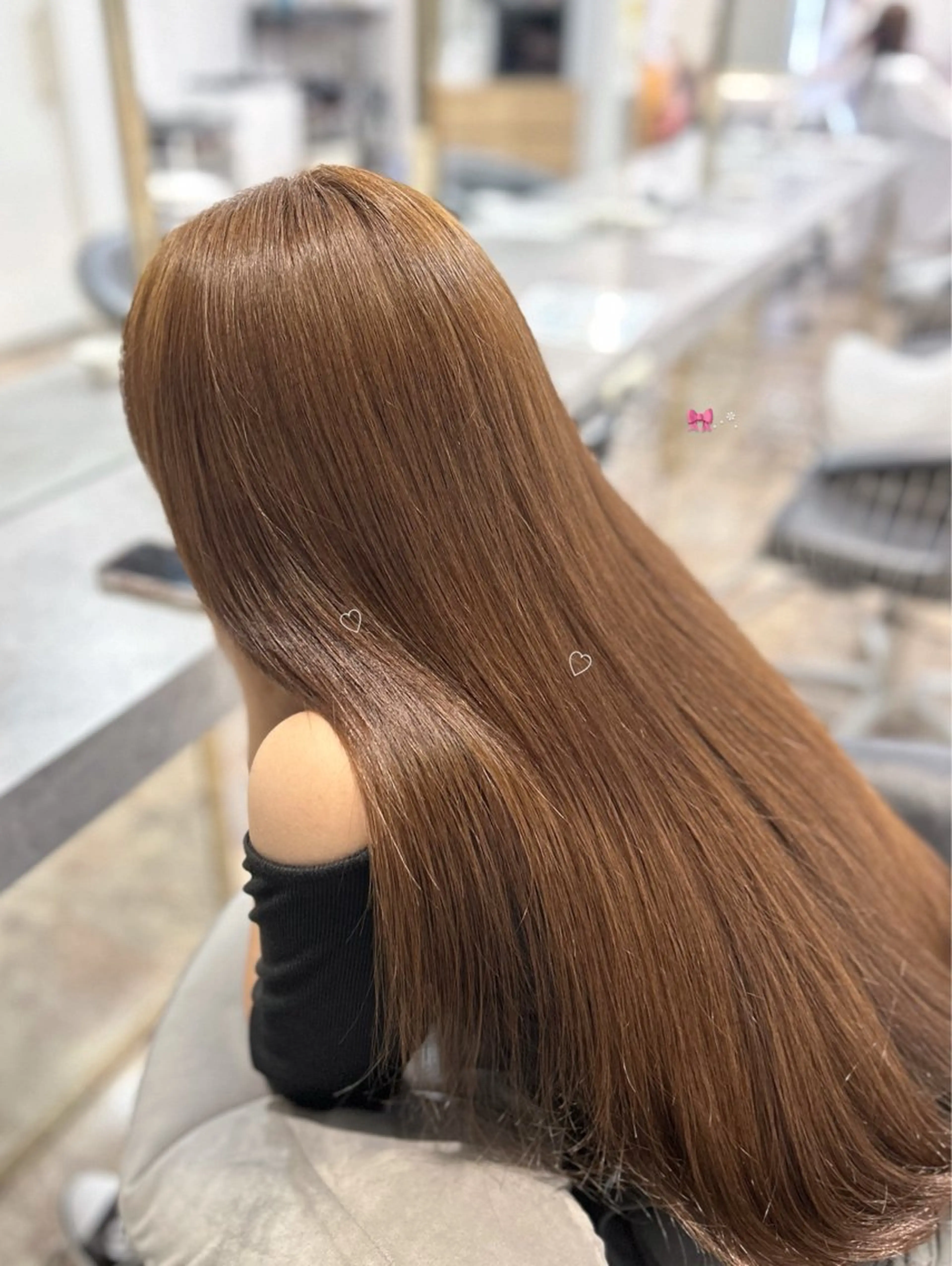 ロング カラー ヘアカラー 透明感カラー୨୧ 松山理桜🩰˖ ࣪⊹のヘアスタイル