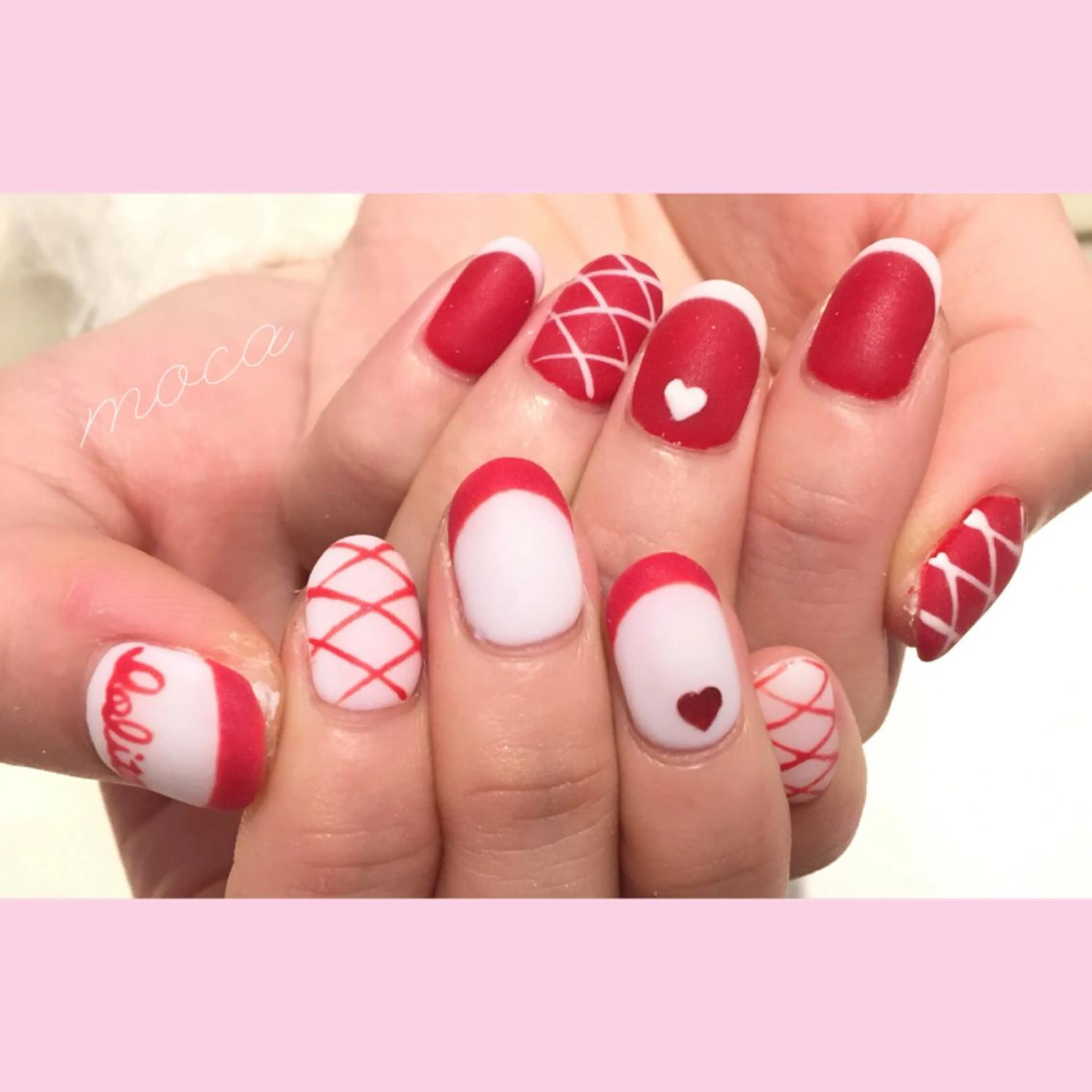 ネイル ガーリー 鈴木 ゆいのネイルデザイン