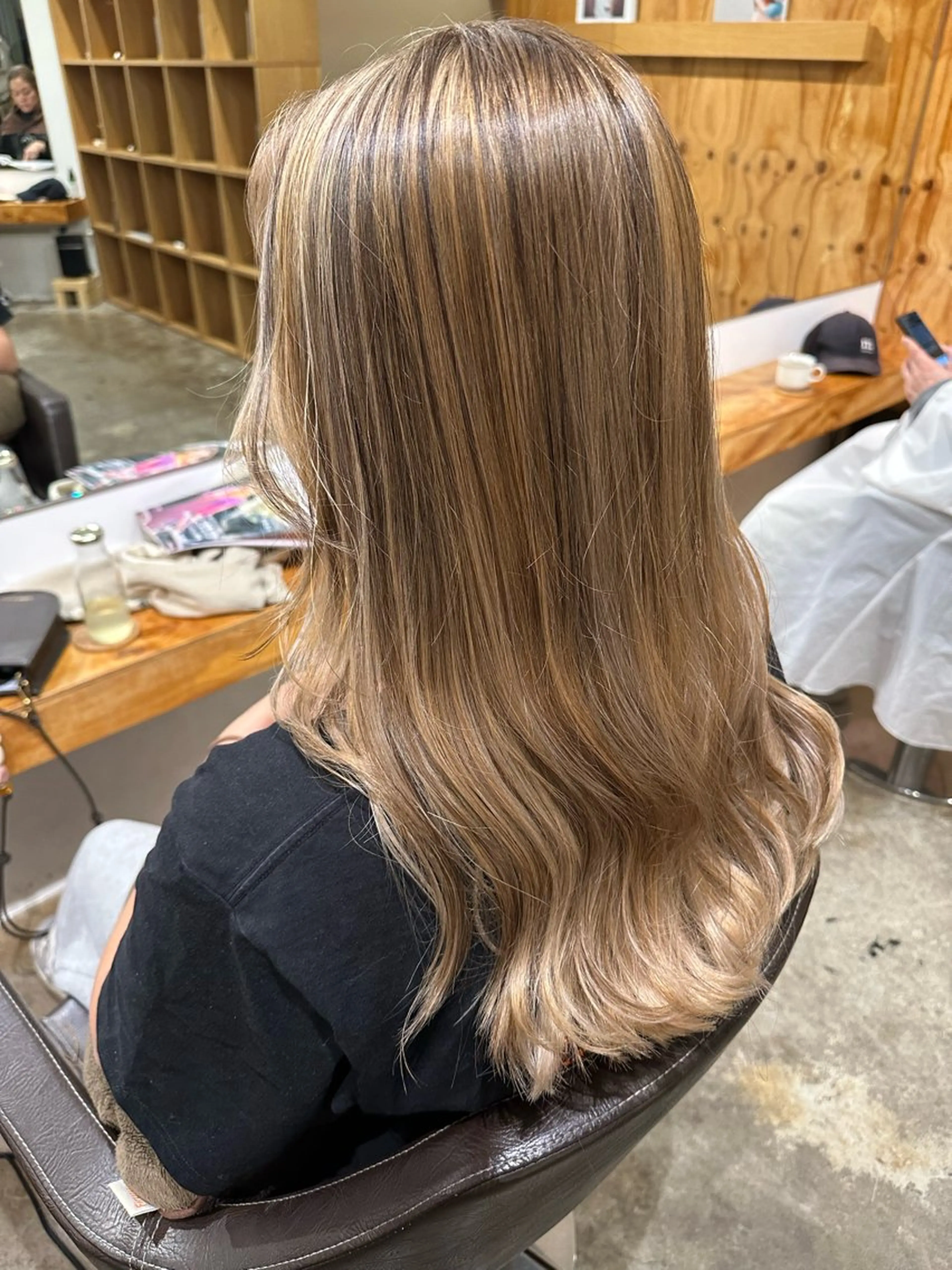 ロング カラー カット ヘアカラー レイヤー/ナチュラル 💐nao.のヘアスタイル