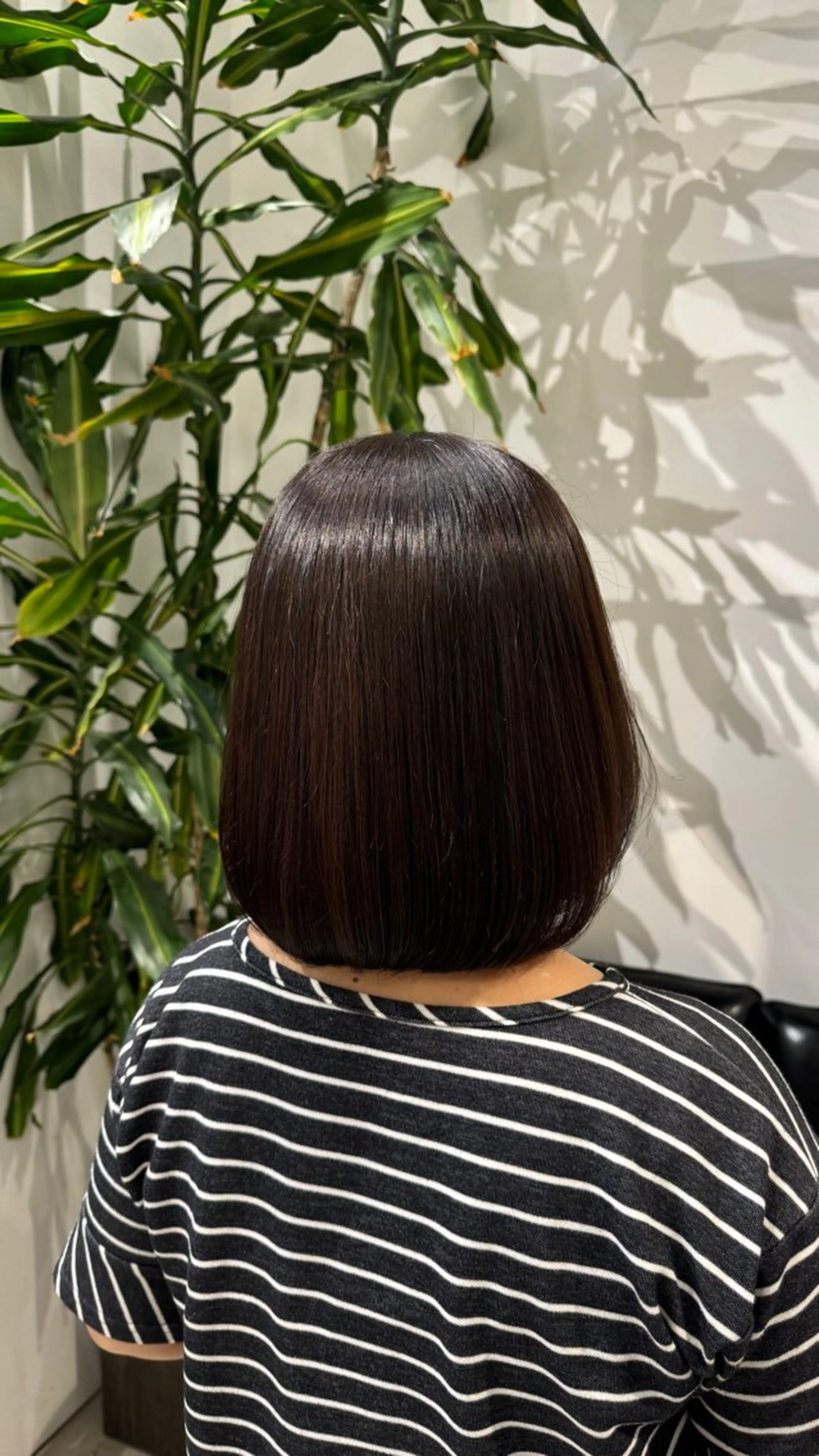 ミディアム ボブ 黒岩 珠奈のヘアスタイル