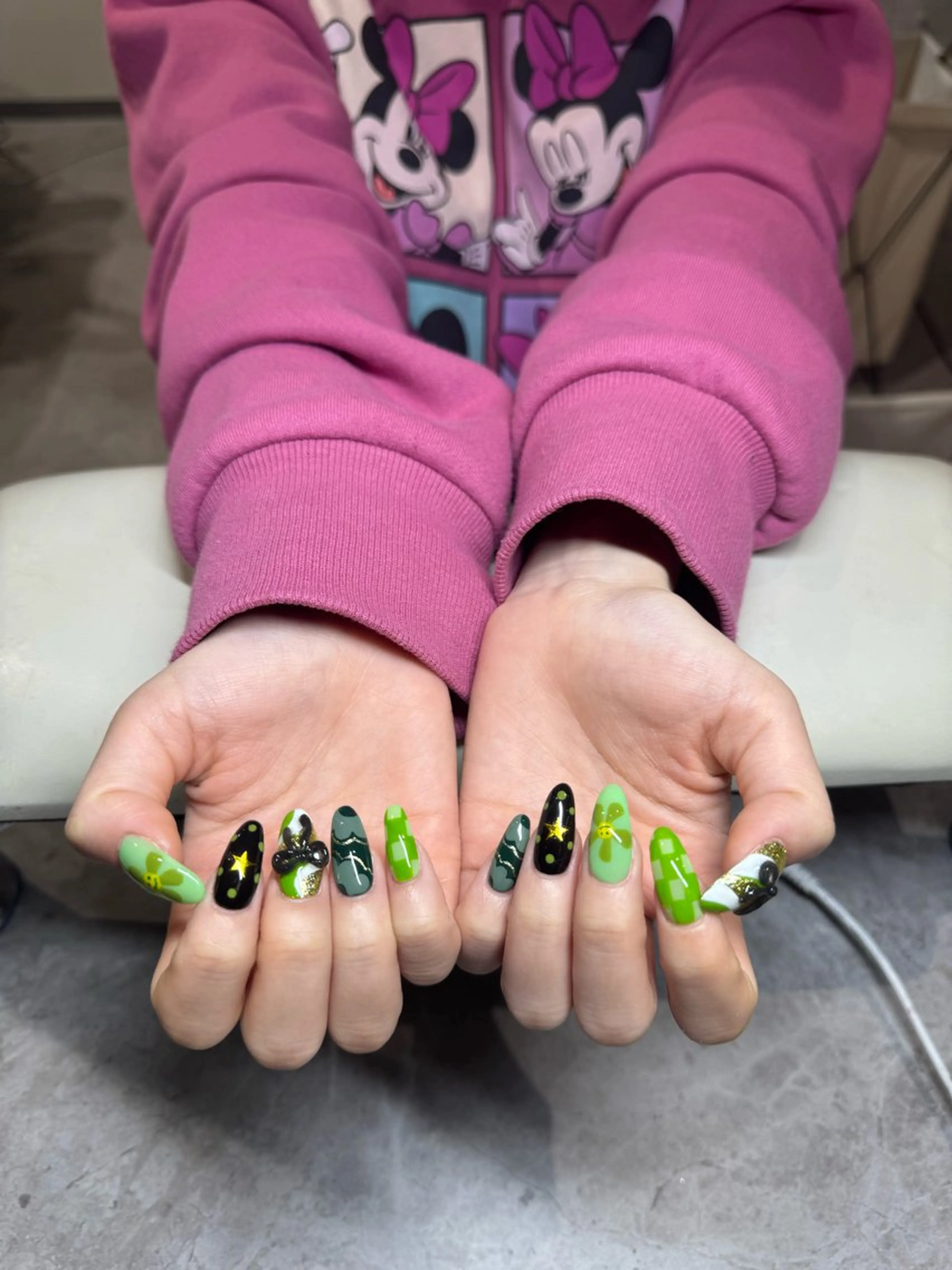 ネイル リボン ハンドネイル IROHA NAIL 北村菜帆のネイルデザイン