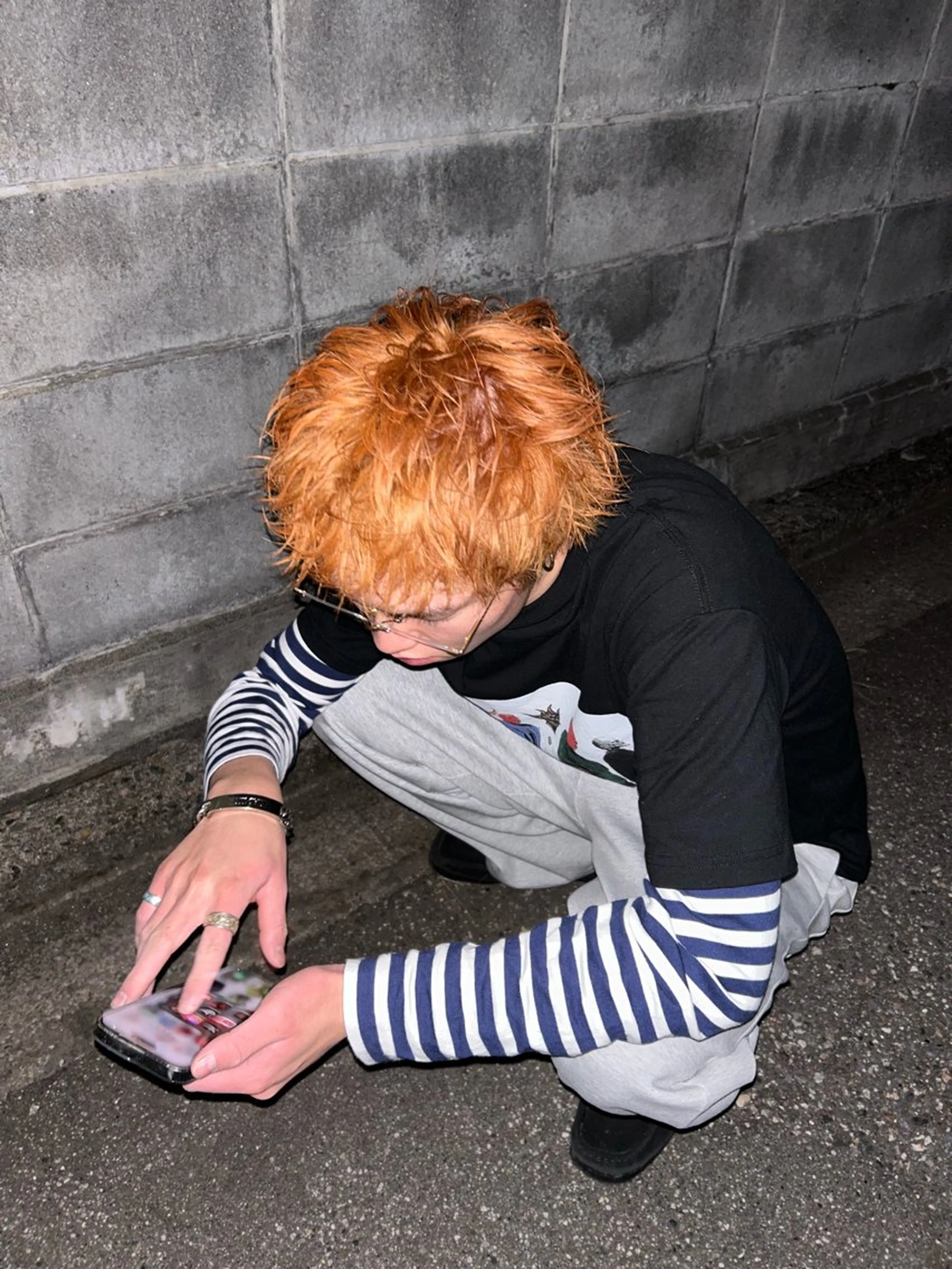 カラー オレンジ ヘアカラー BOOBEE所属・植吉 琉月のヘアスタイル