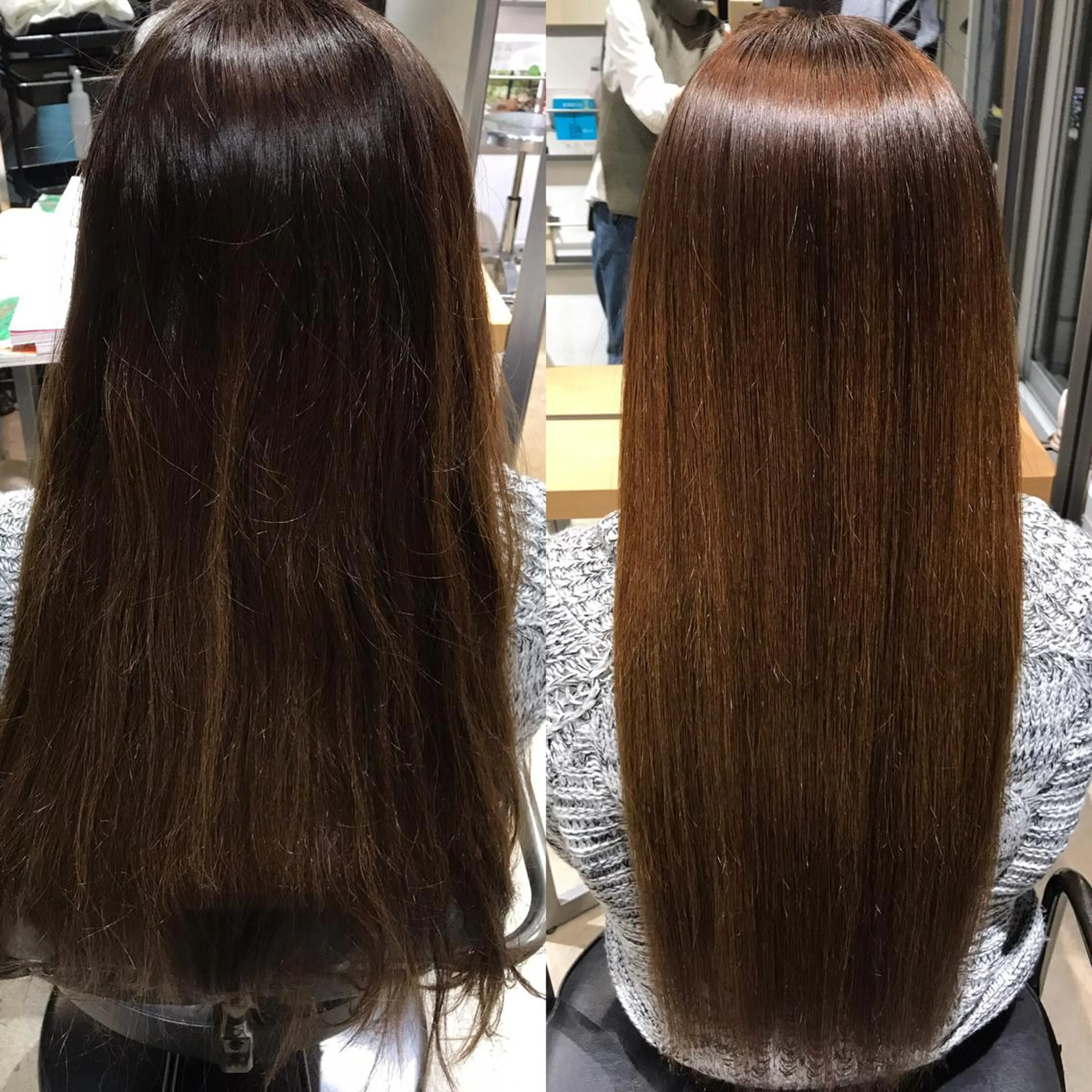 ロング パーマ 濱岡 恭子のヘアスタイル