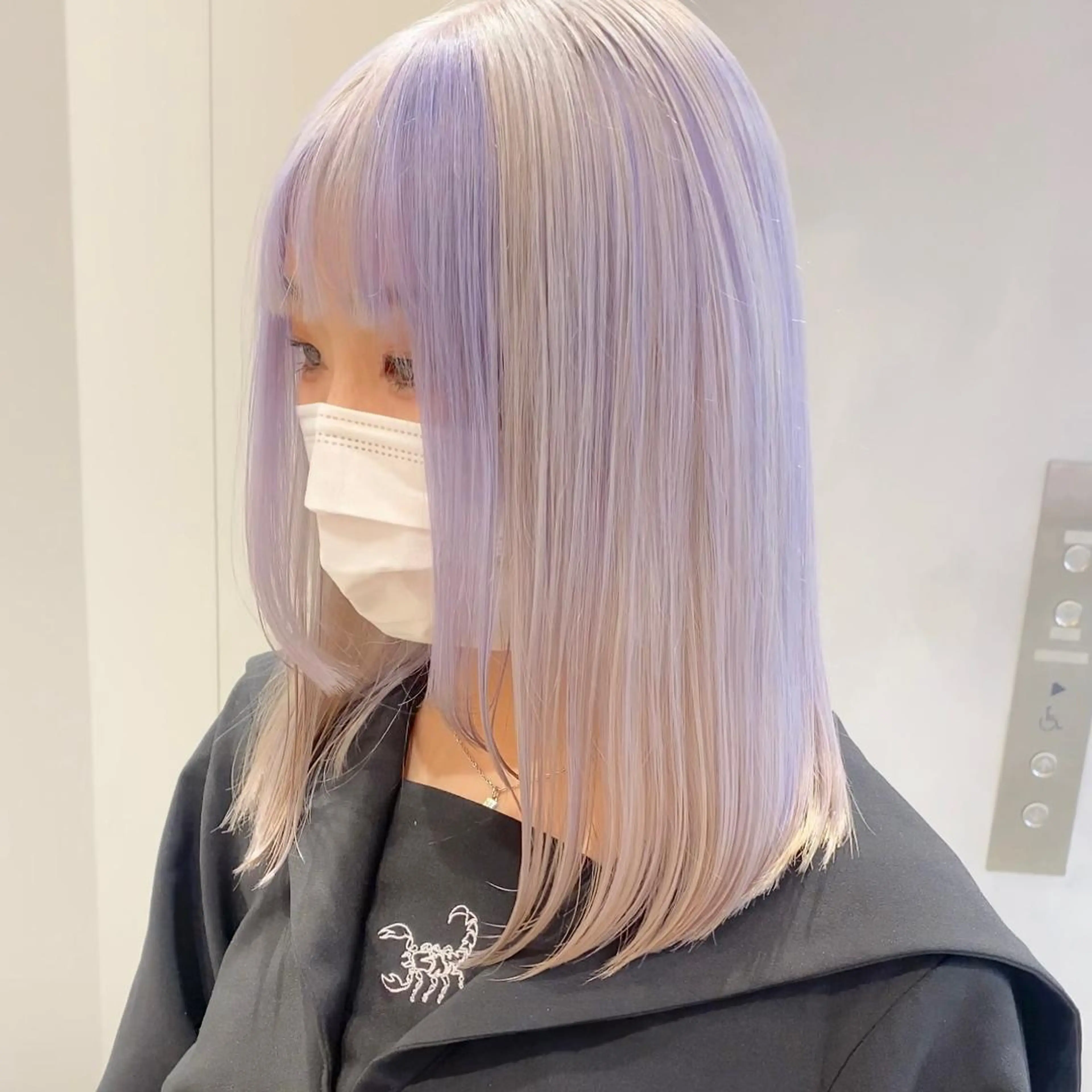 ミディアム カラー デザインカラー ヘアカラー トリートメント DX share salon渋谷所属・カラー系/カット特化 🟠オオタキマサシのヘアスタイル