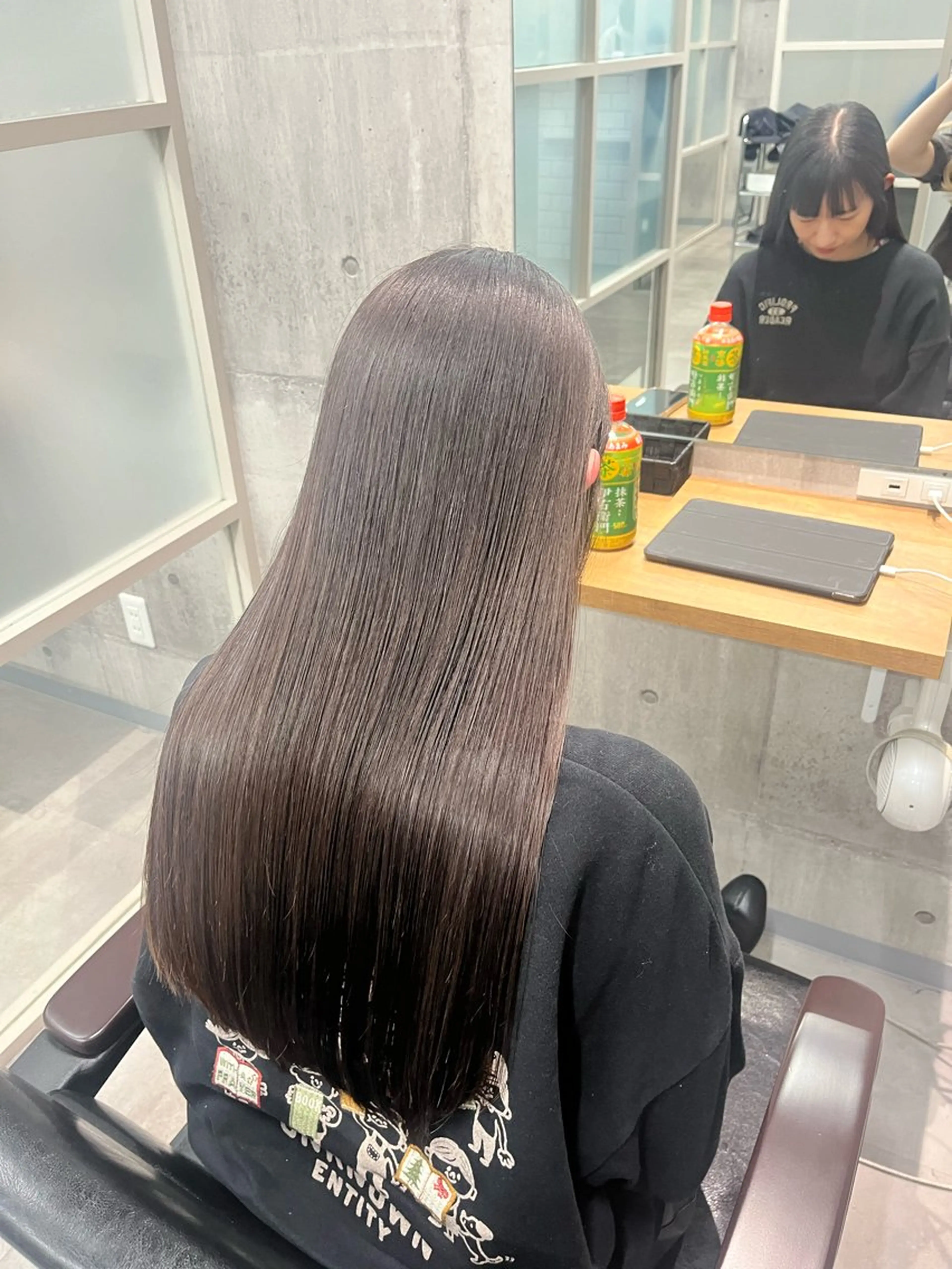 ロング カット トリートメント ヘッドスパ ヘアセット newi赤羽 HINATAのヘアスタイル