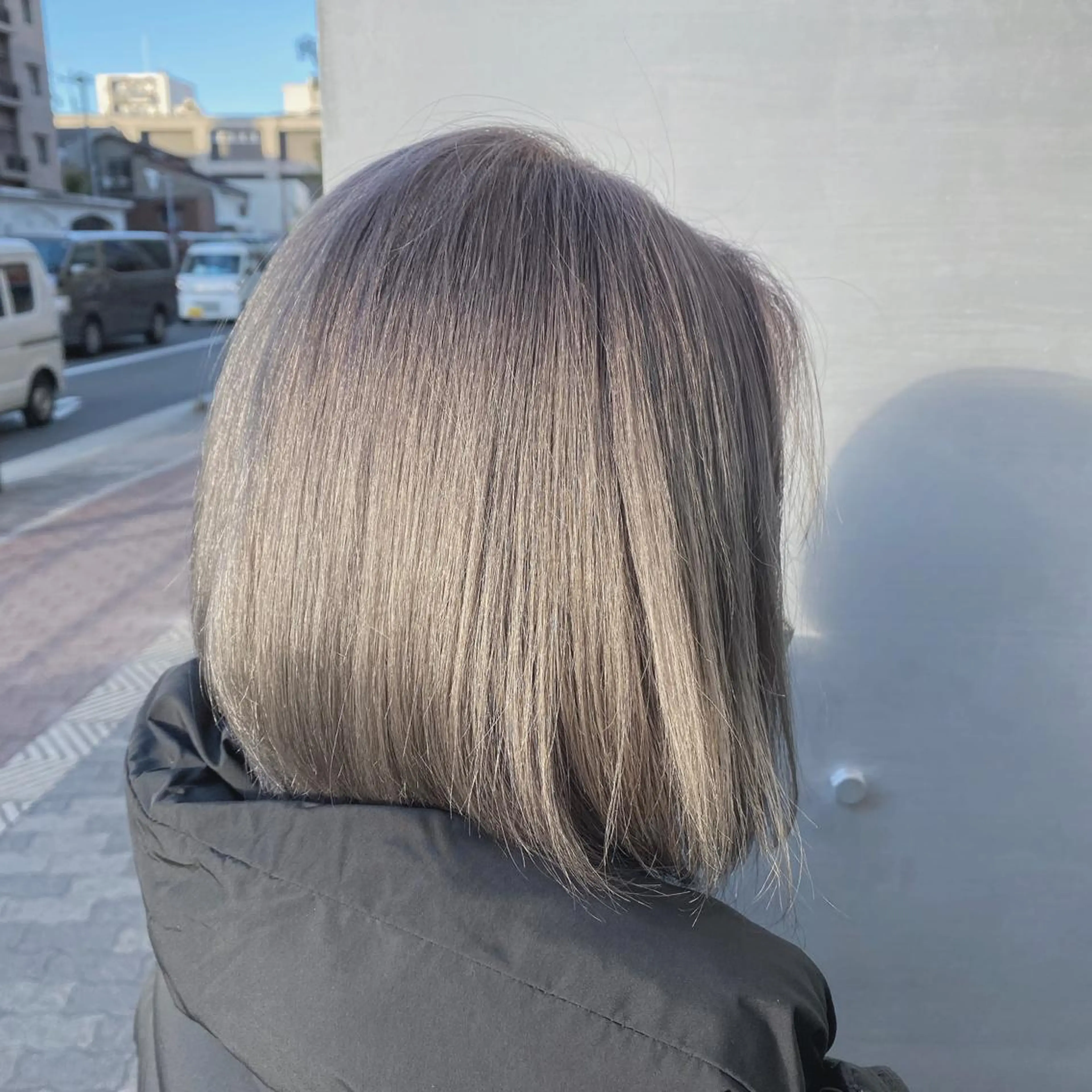 カラー ブリーチ ラベンダーカラー シルバー 韓国ヘア・カラー 🩵SHIZUKUのヘアスタイル