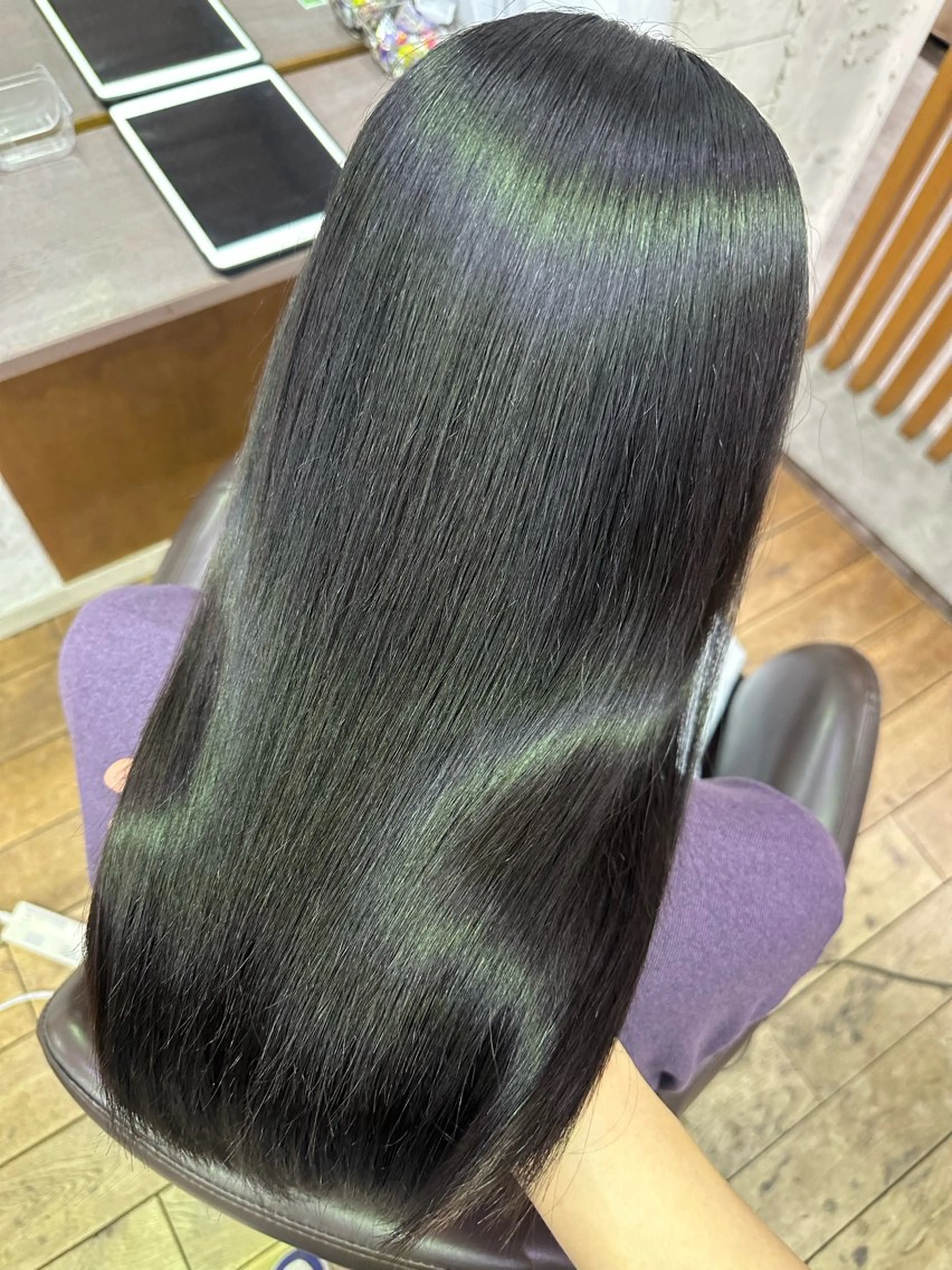 ロング カット 縮毛矯正 トリートメント 🩷PEEQS吉田 愛梨🩷のヘアスタイル